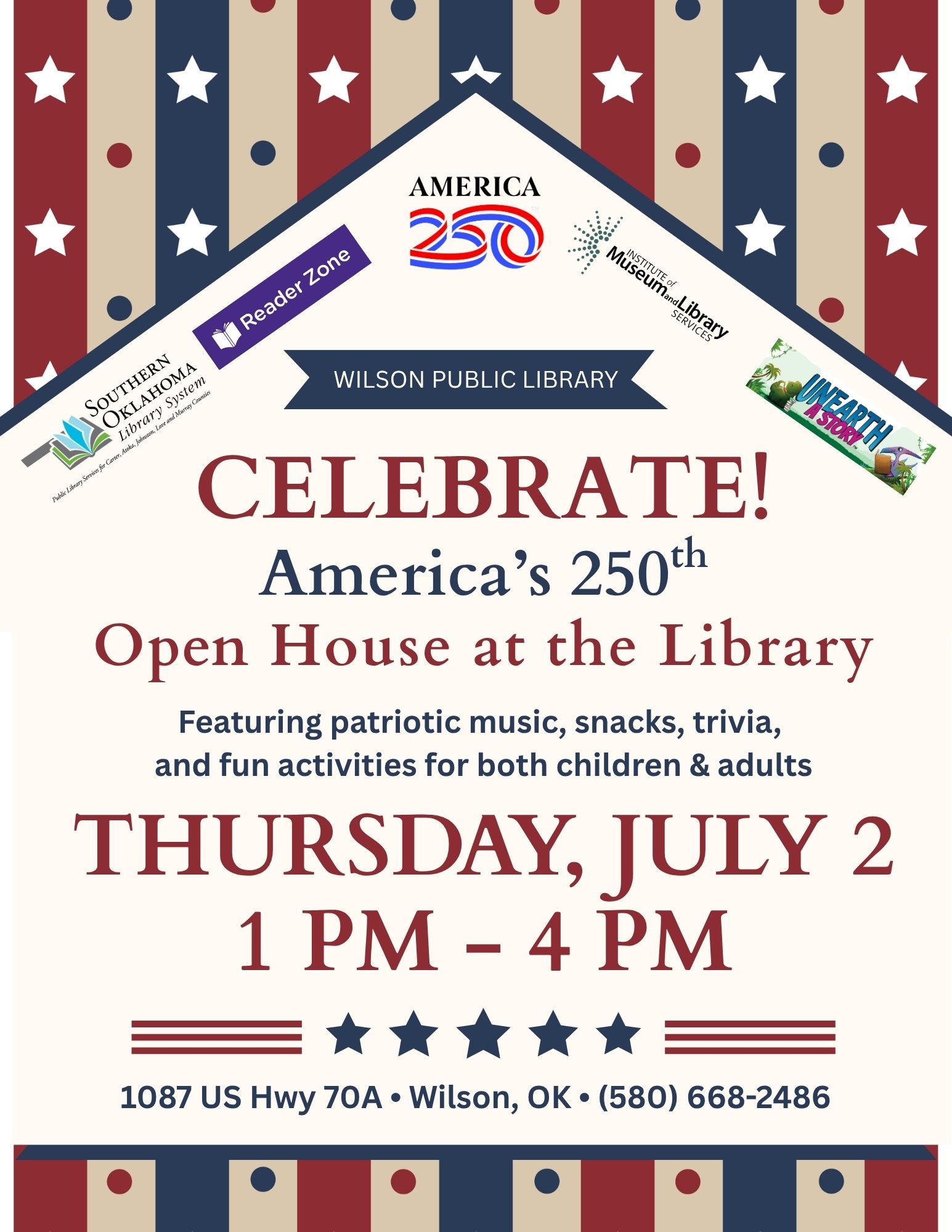 Open House @ the Library WPL 2026 PR Flyer