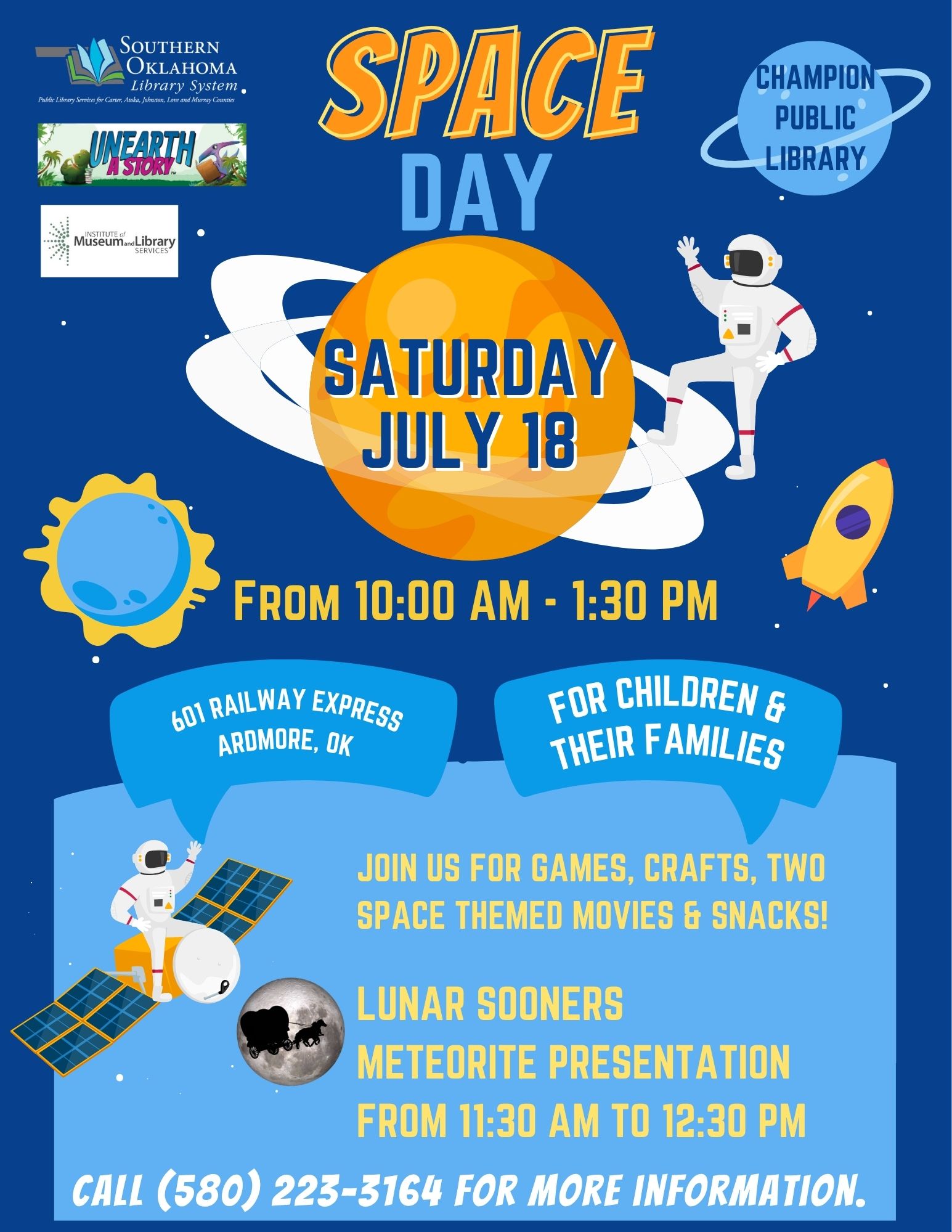 Space Day CPL 2026 PR Flyer