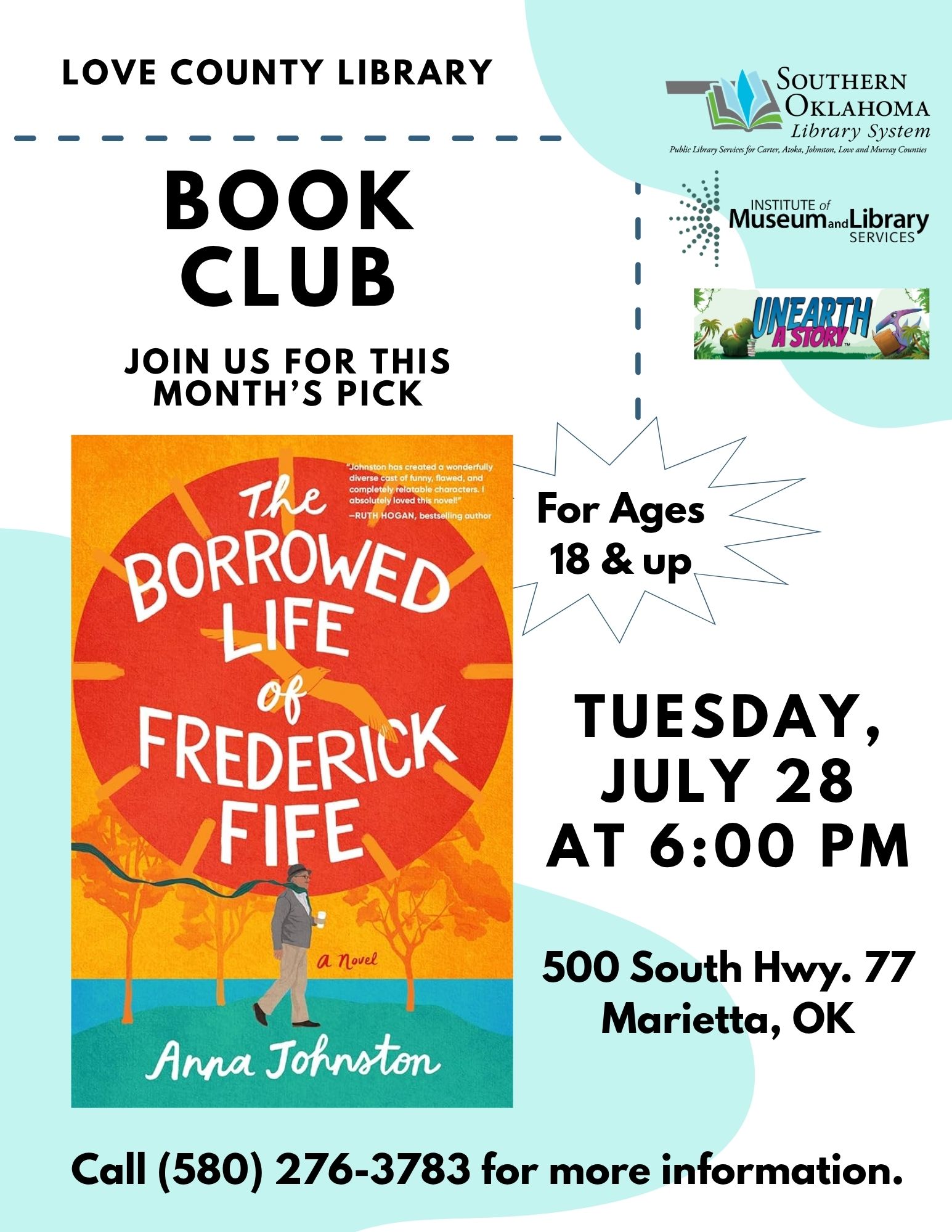 The Borrowed Life of Frederick Fife LCL 2026 PR Flyer