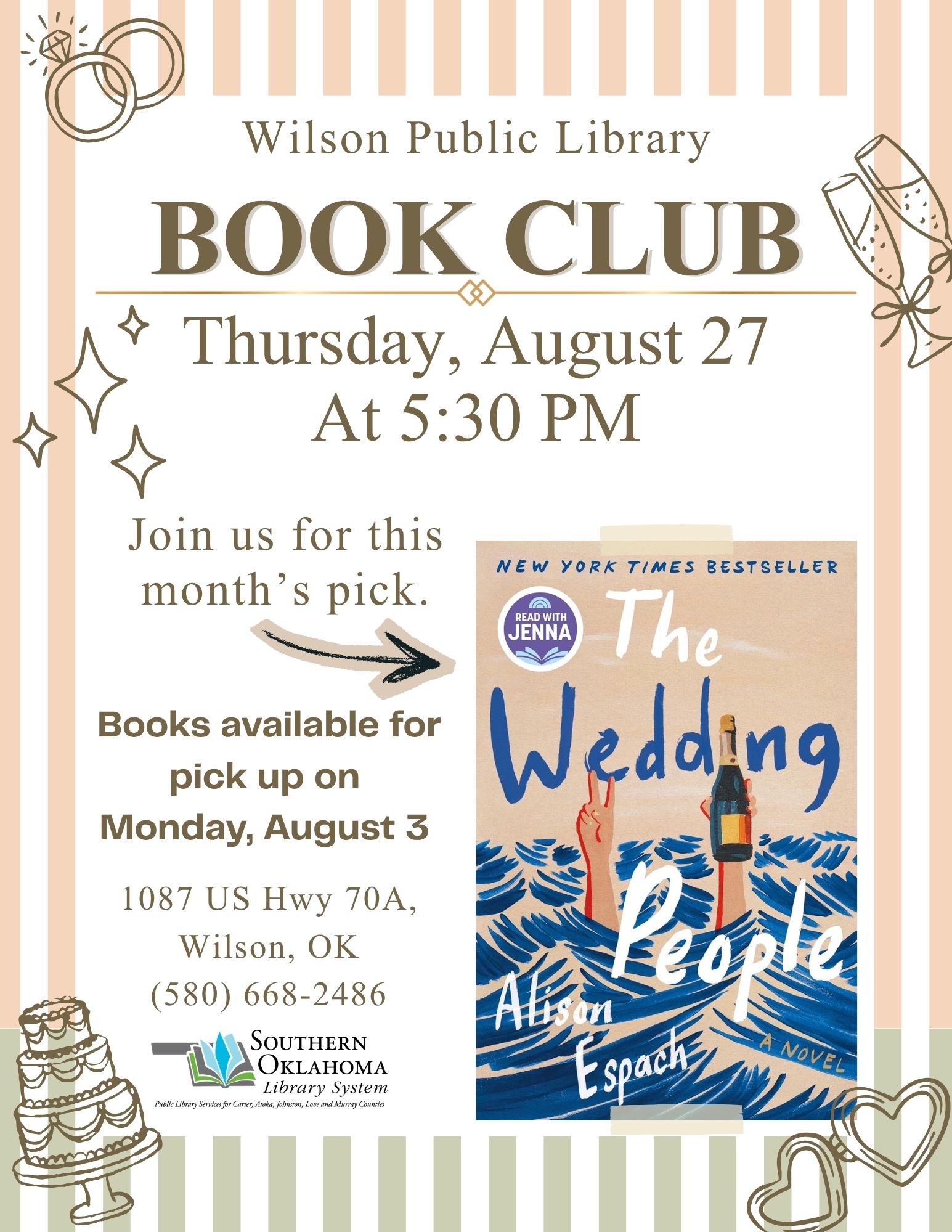 Book Club The Wedding People WPL Flyer 2026