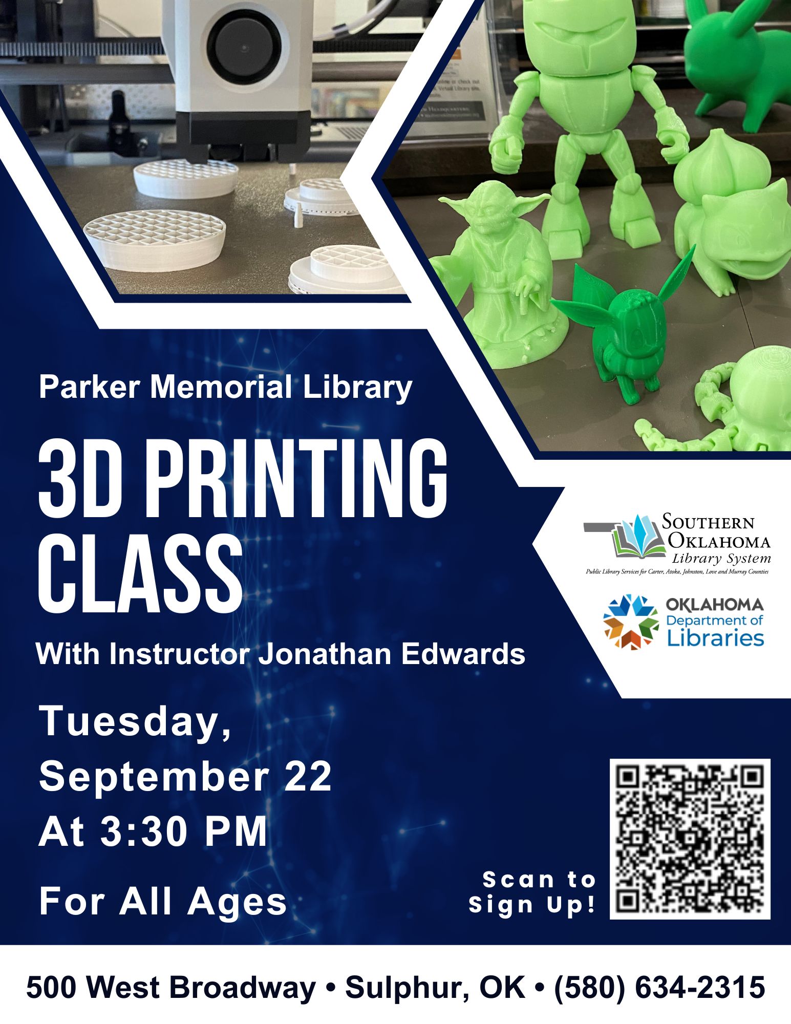 3D Printing PML Flyer SEPT 2026