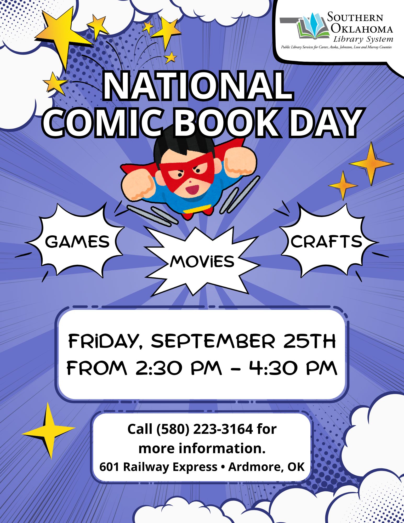 Comic Book Day CPL Sept 2026 Pr Flyer