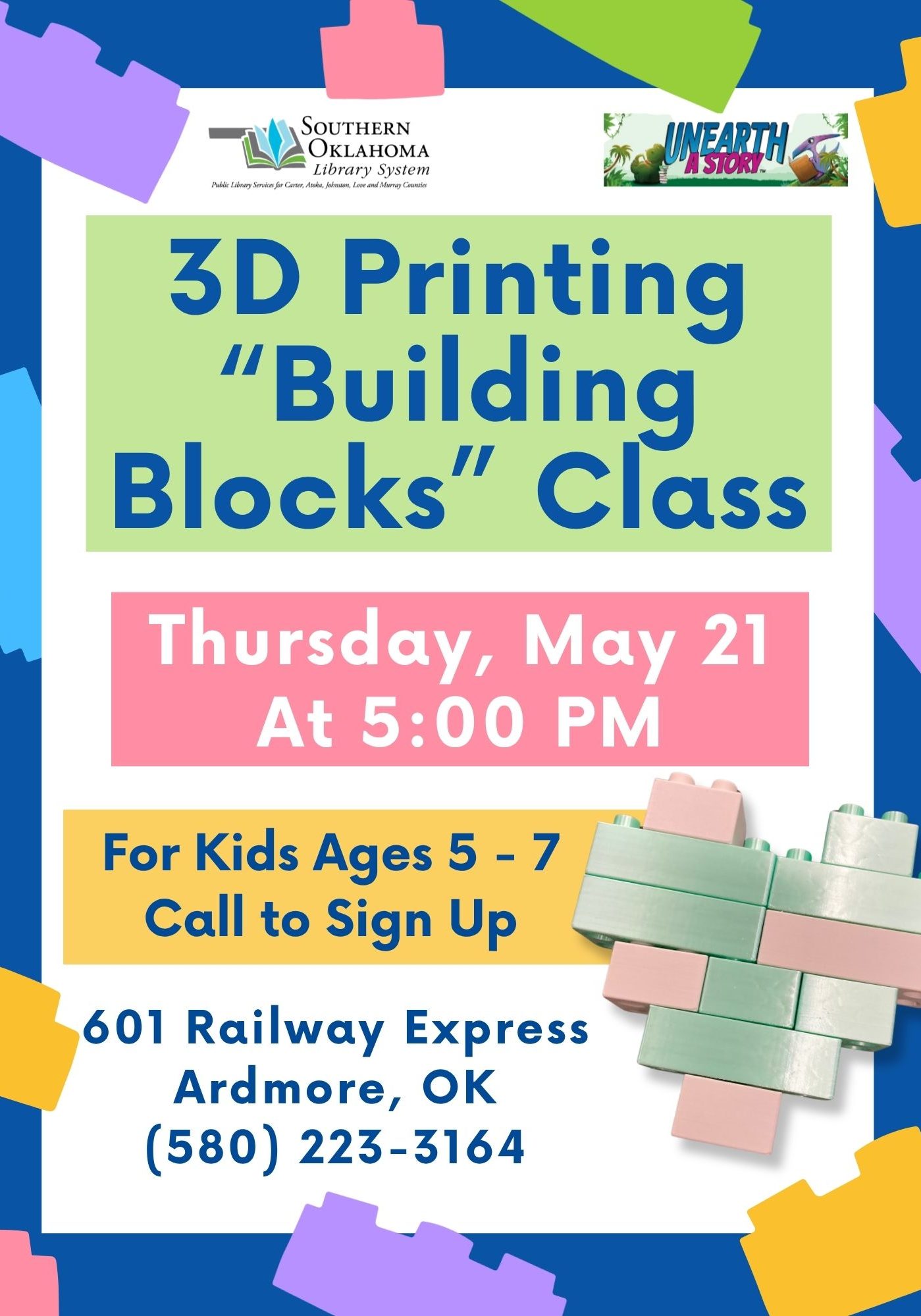 3D Printing Building Blocks Class CPL Flyer SRP 2026