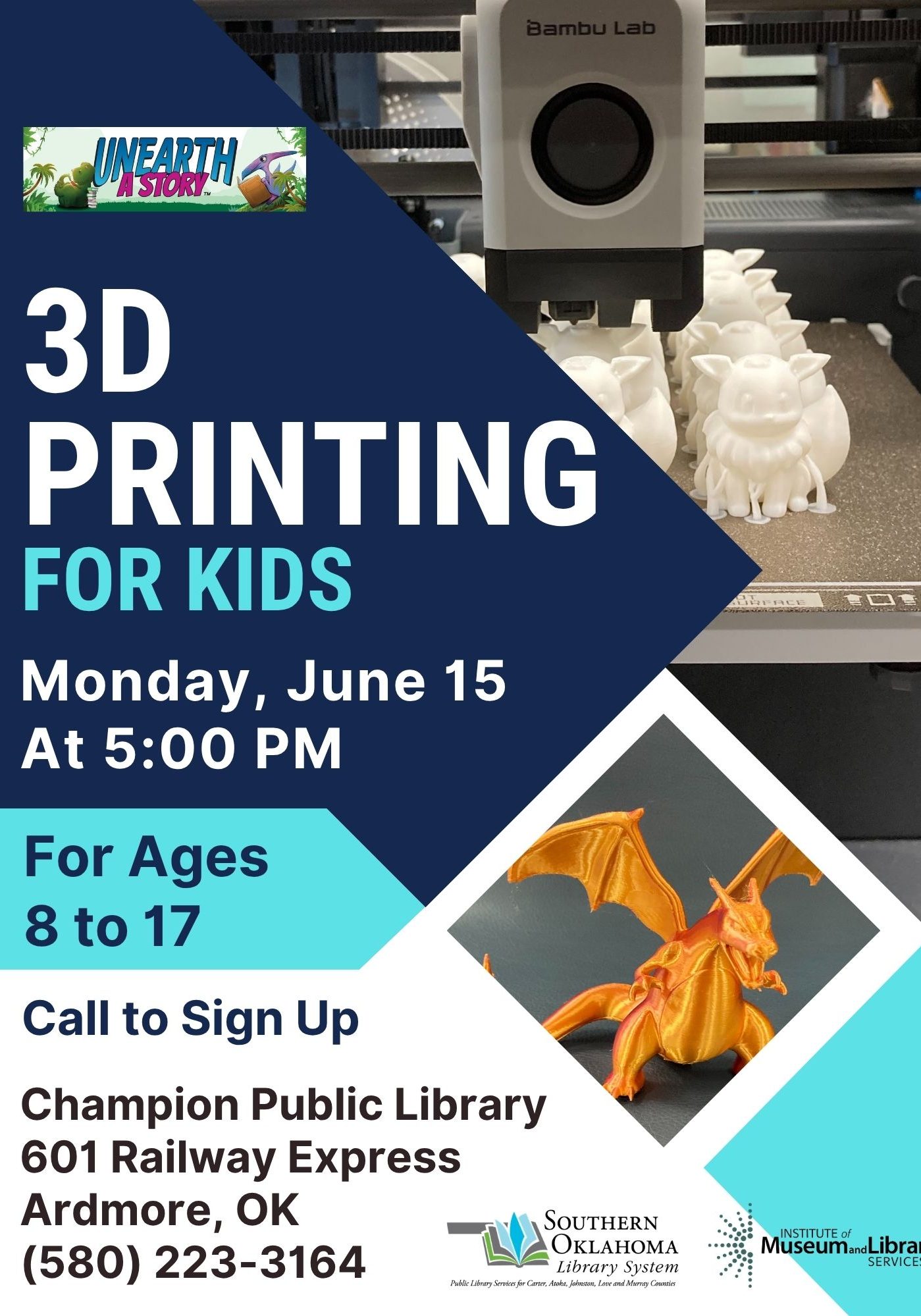 3D Printing Class June 2026 CPL SRP Flyer 2026