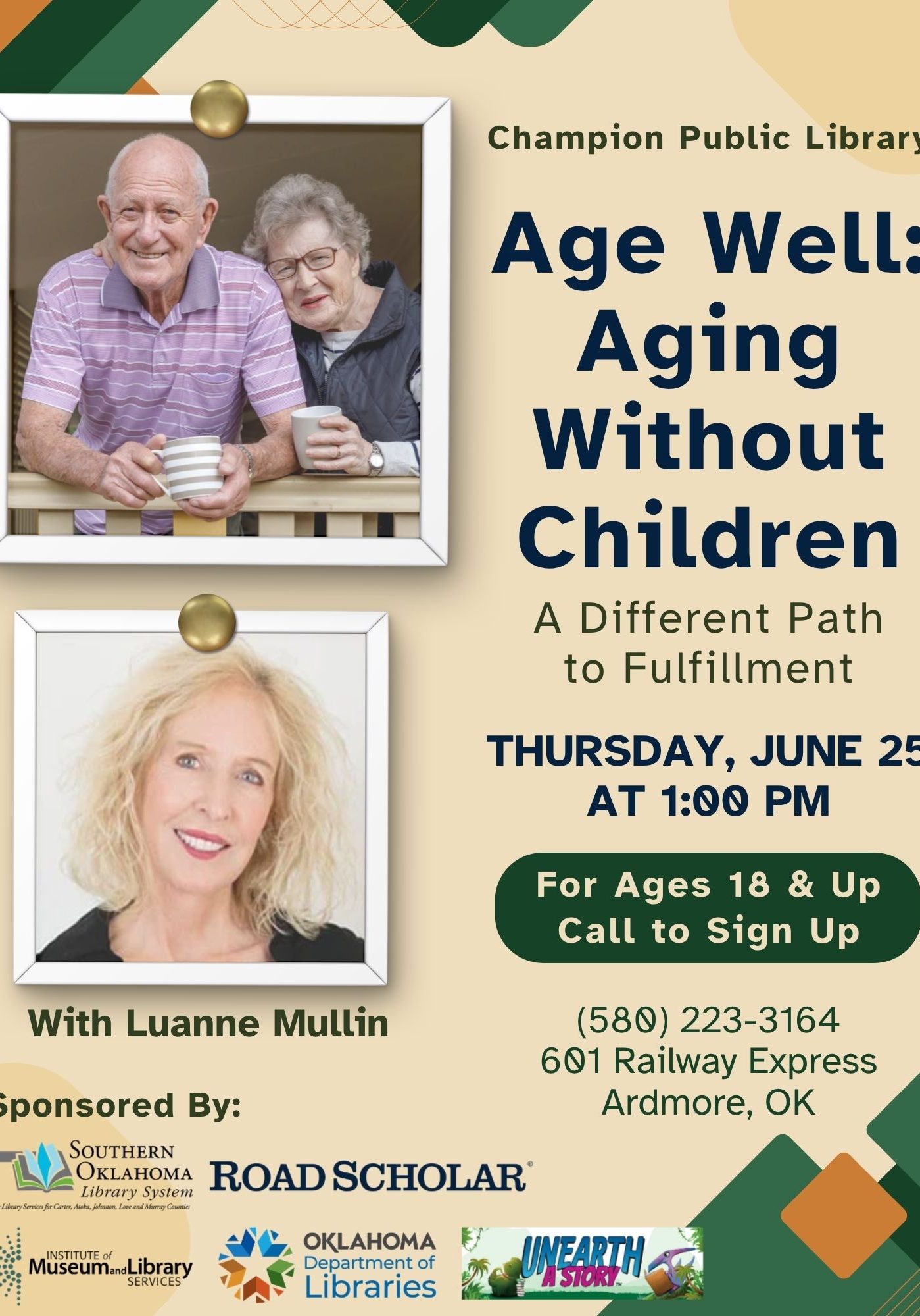 Age Well Aging without Children CPL Flyer SRP 2026