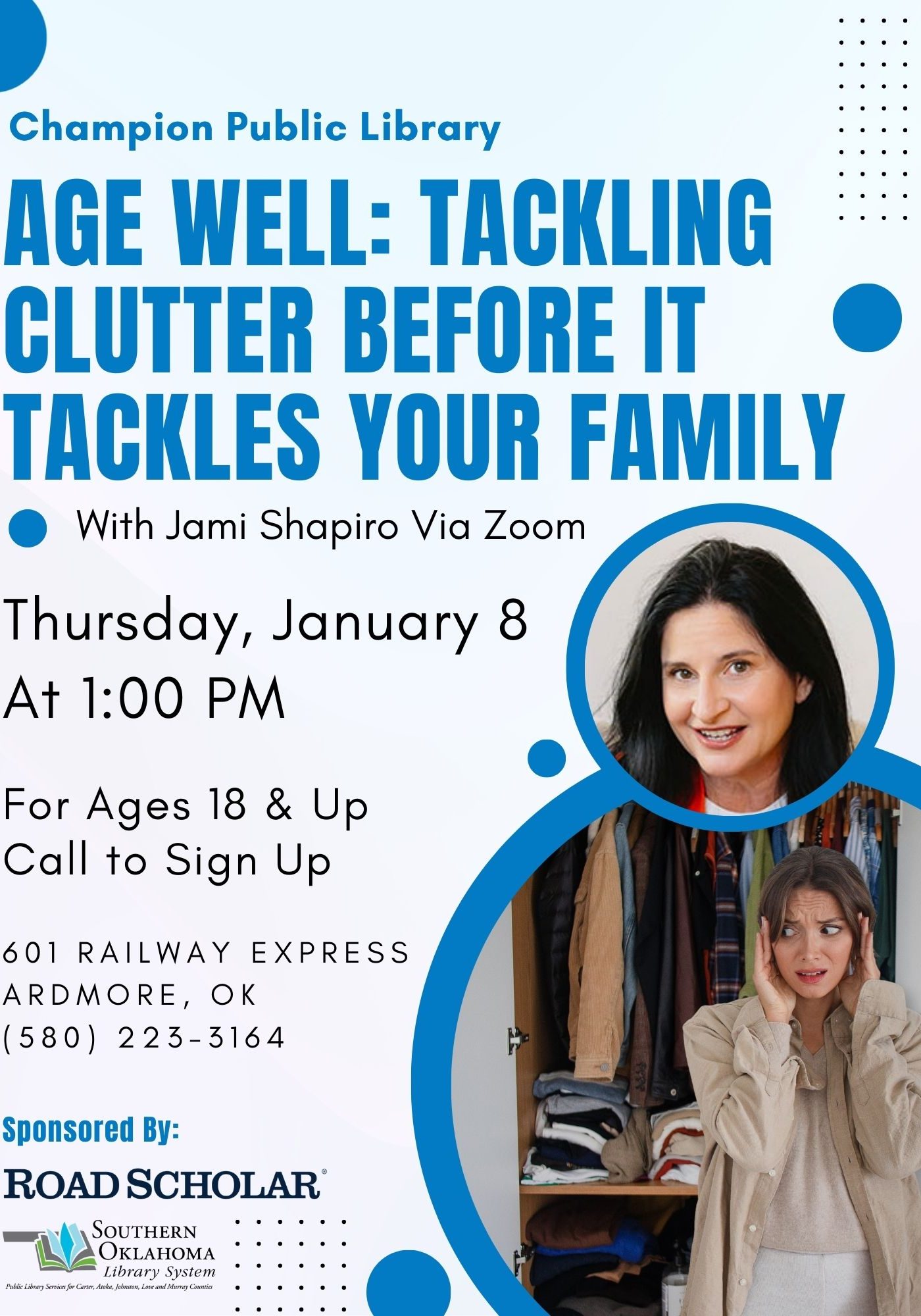 Age Well Tackling Clutter CPL Flyer 2026