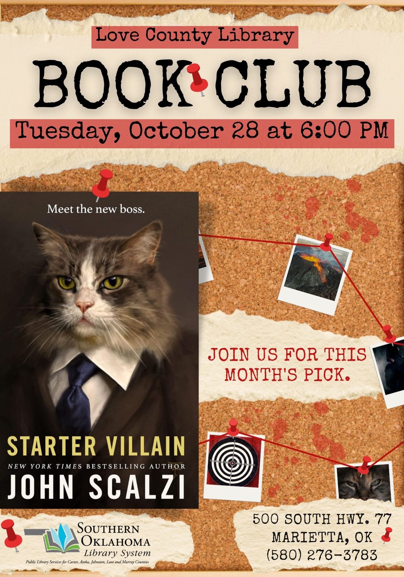 Book Club Starter Villain LCL Flyer 2025 Book Club Starter Villain LCL Flyer 2025
