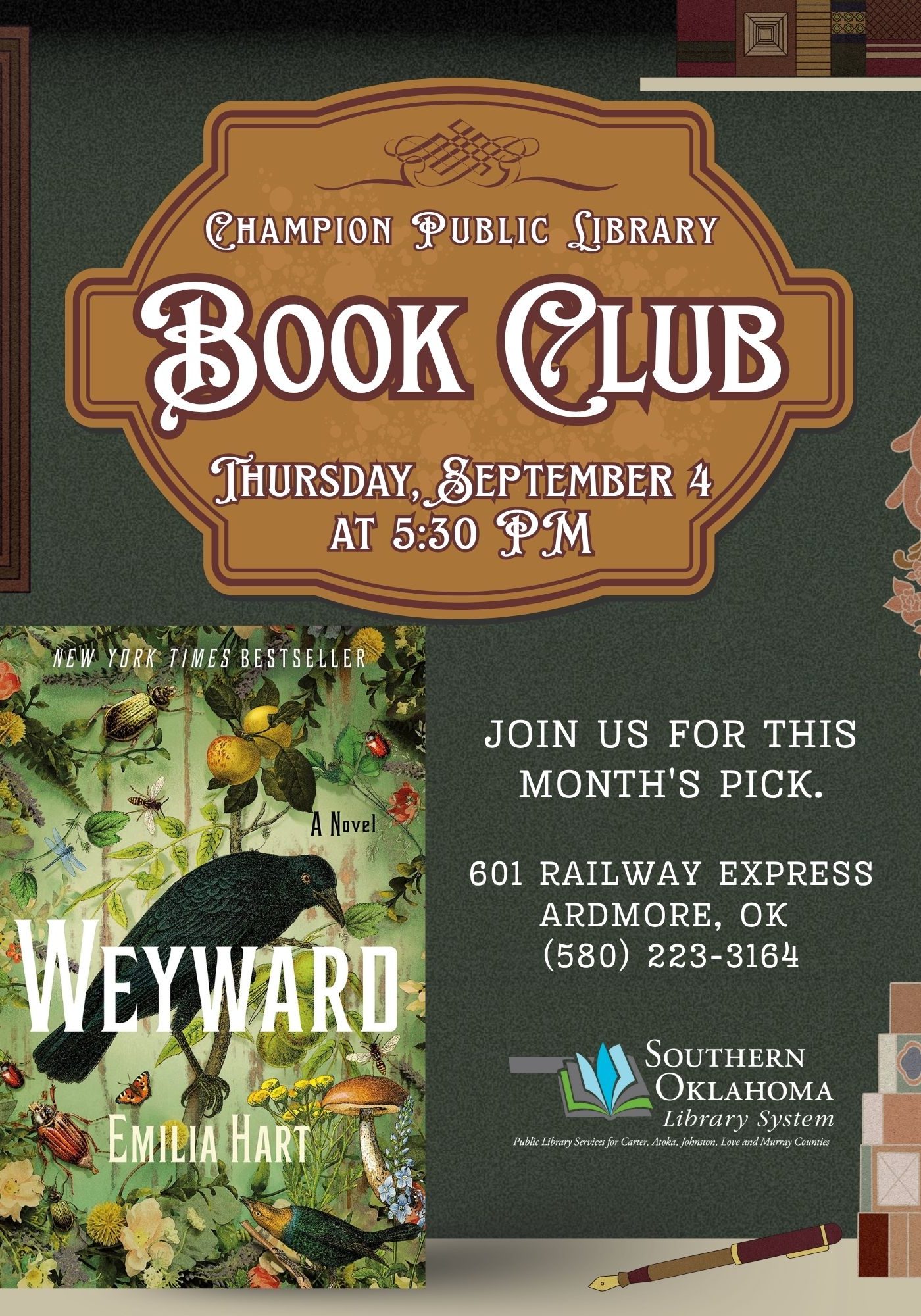 Book Club Weyward CPL 2025