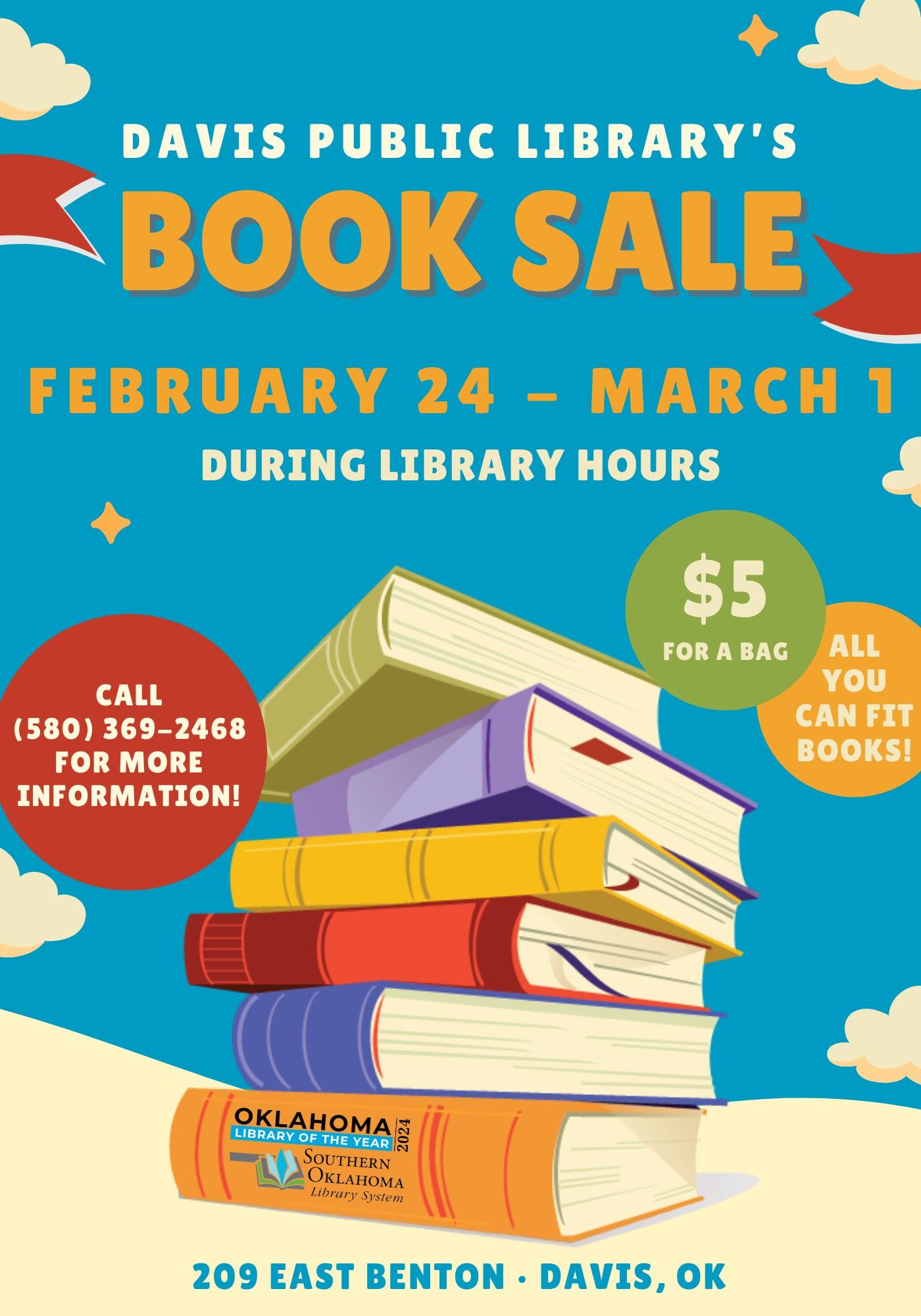 Book Sale DPL Flyer 2025