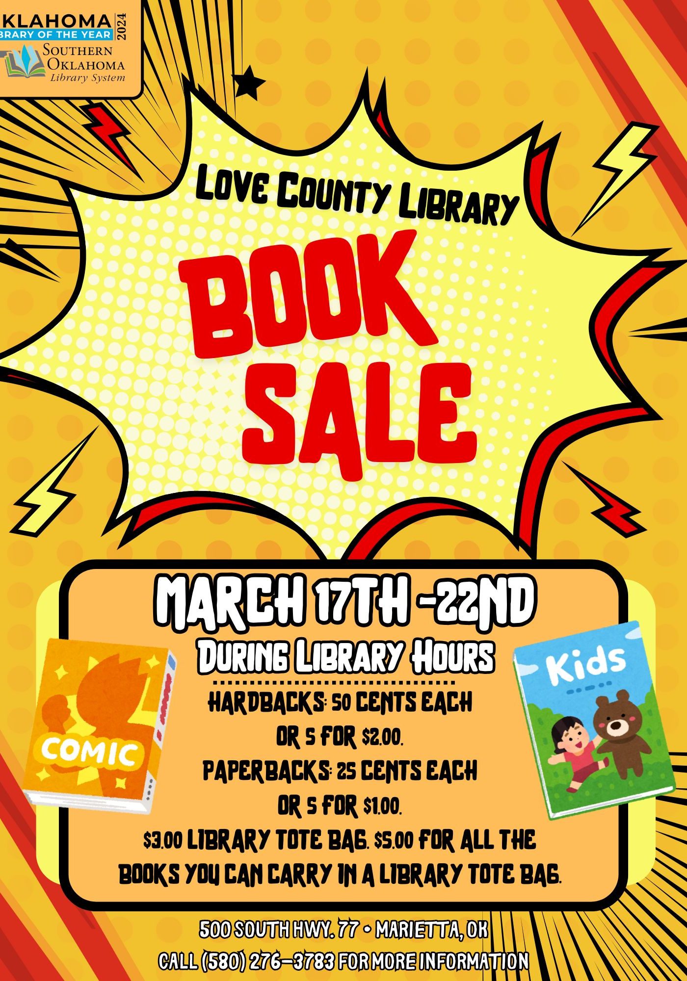 Book Sale LCL 2025 PR Flyer