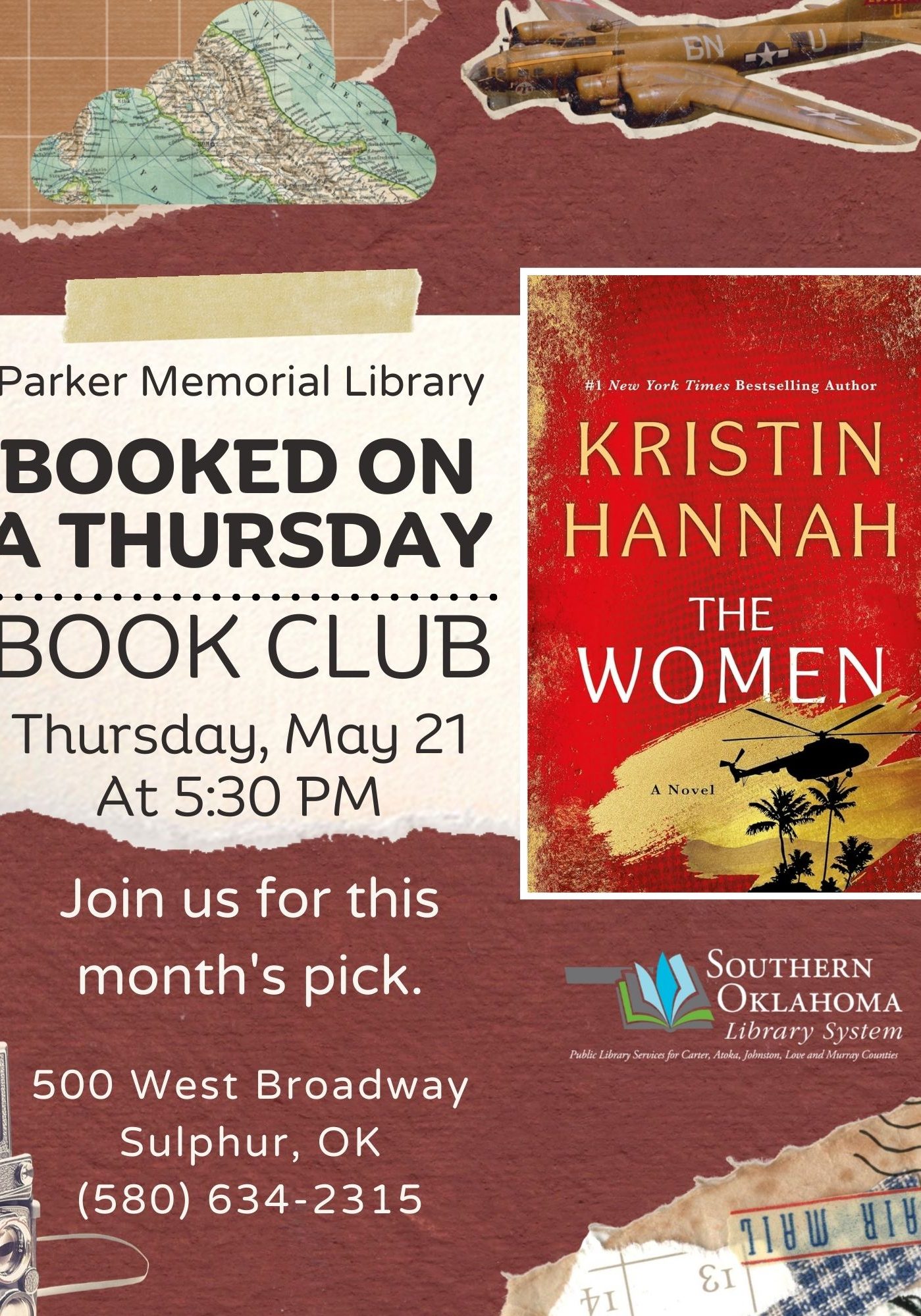 Booked on a Thursday Book Club The Women PML Flyer 2026