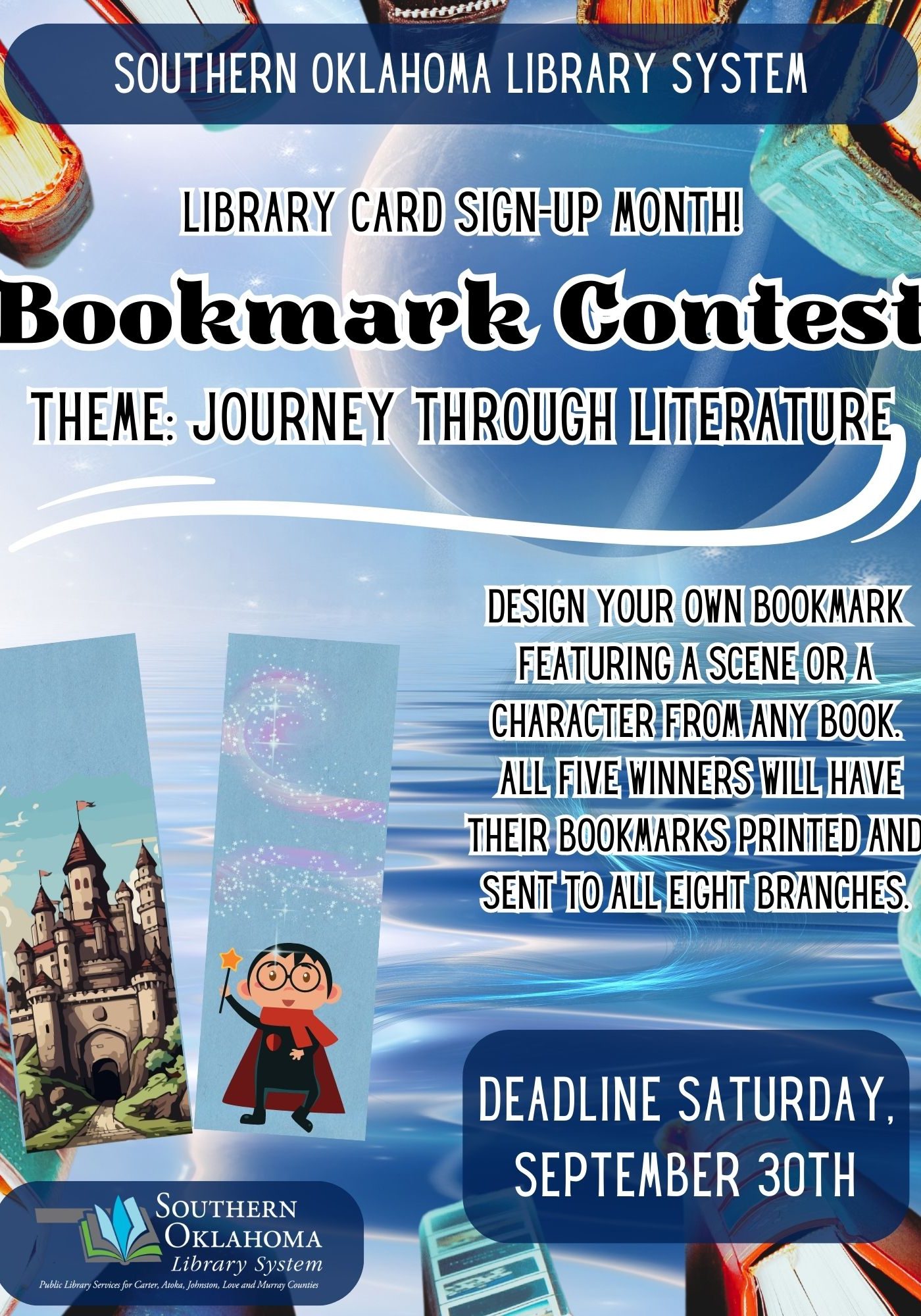 Bookmark Contest SOLS 2023 (Journey through Literature) updated