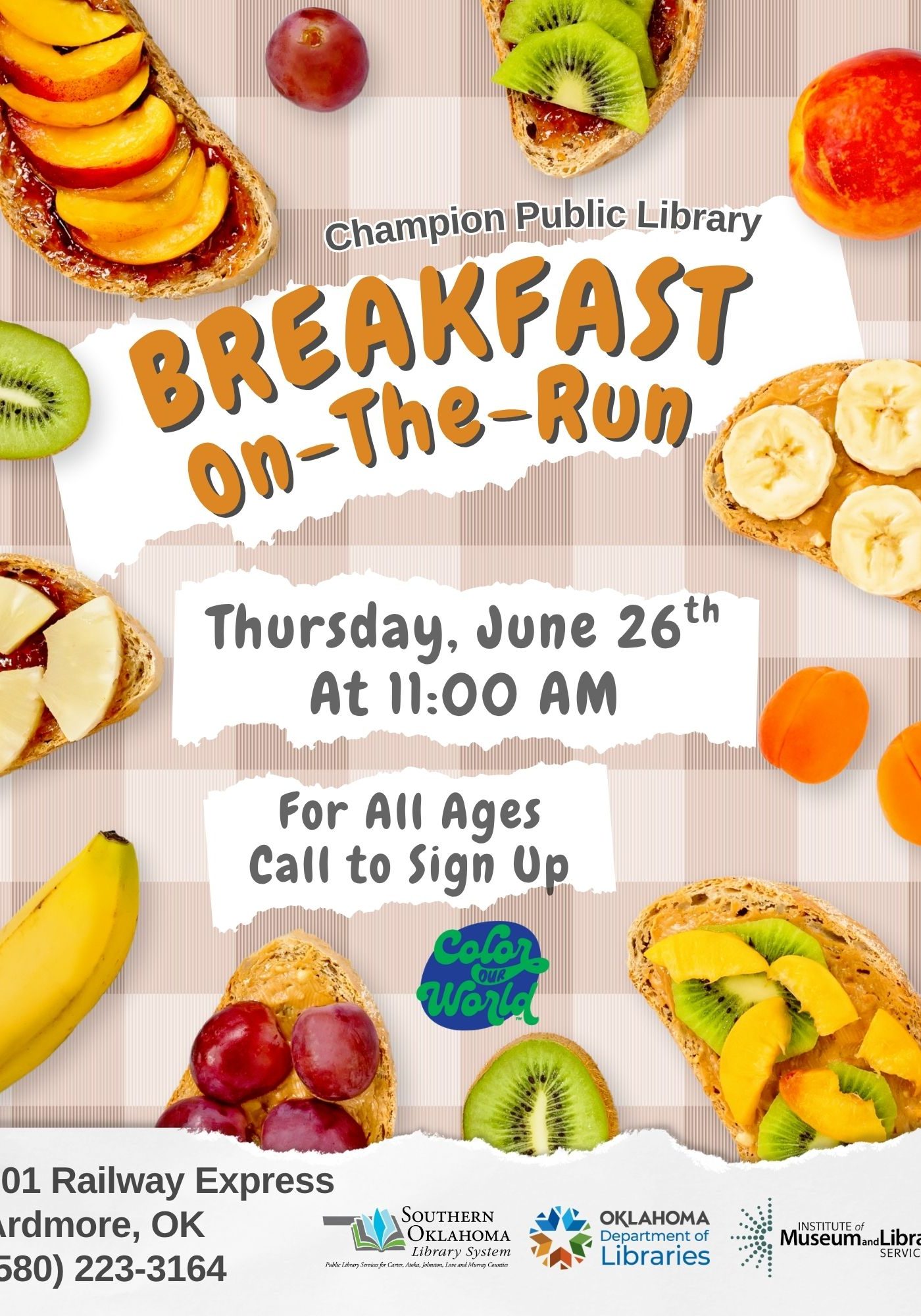Breakfast on the Run CPL Flyer SRP 2025