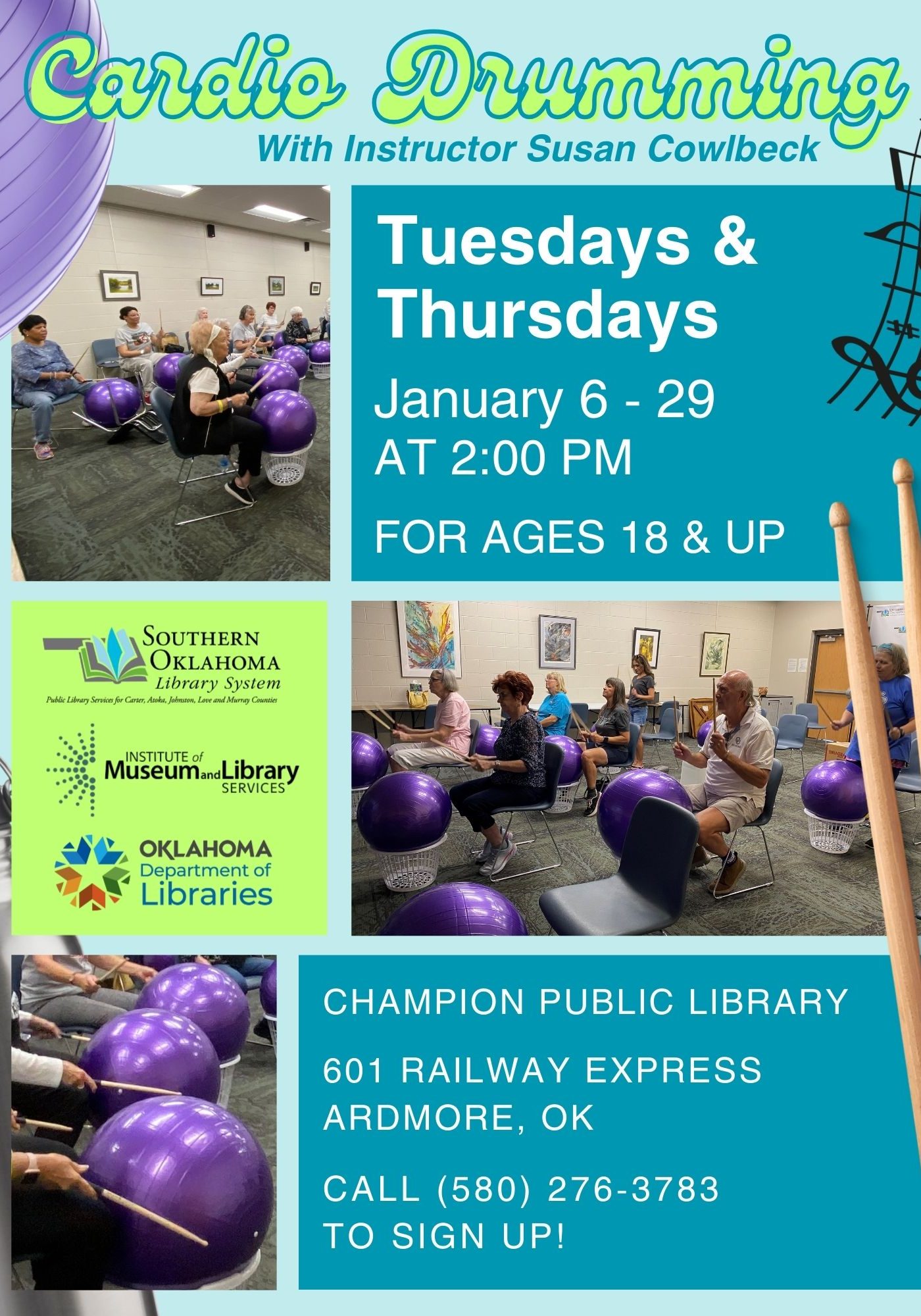 Cardio Drumming CPL Flyer Jan 2026