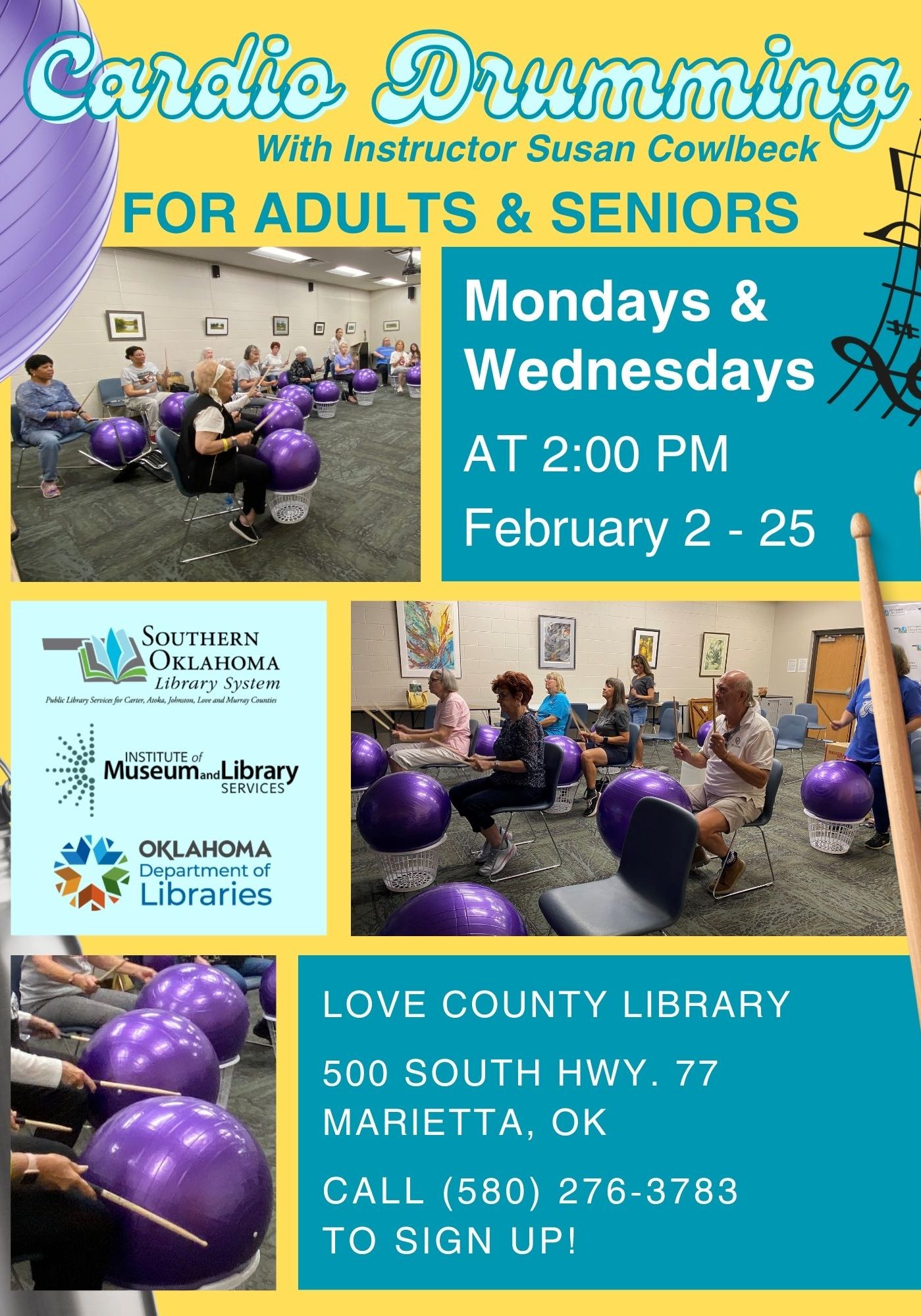 Cardio Drumming LCL Flyer FEB PR 2026