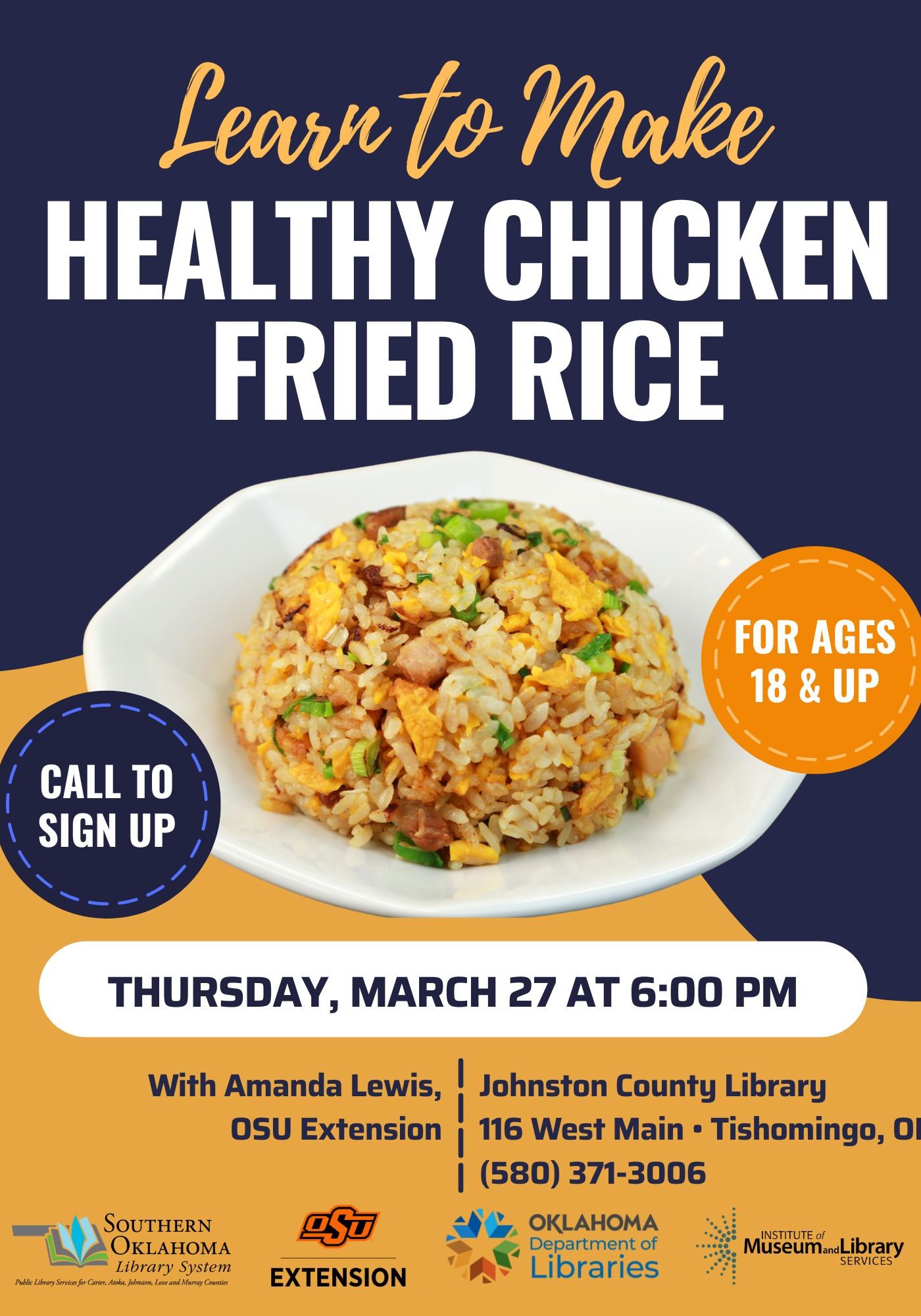 Chicken Fried Rice JCL Flyer MAR 2025