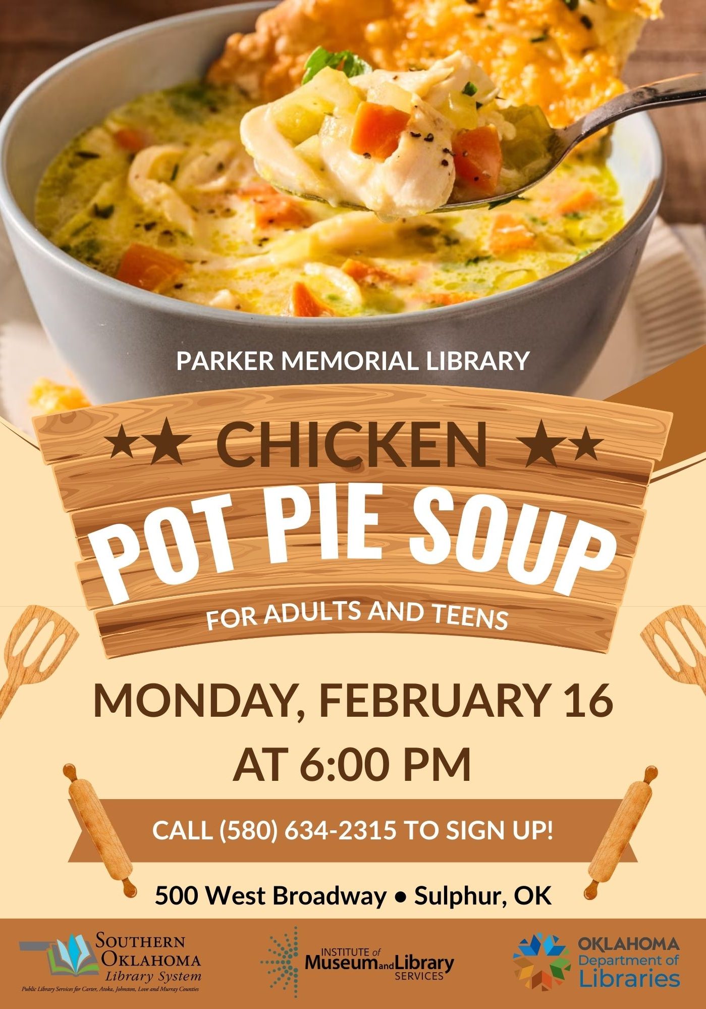 Chicken Pot pie Soup PML PR Flyer