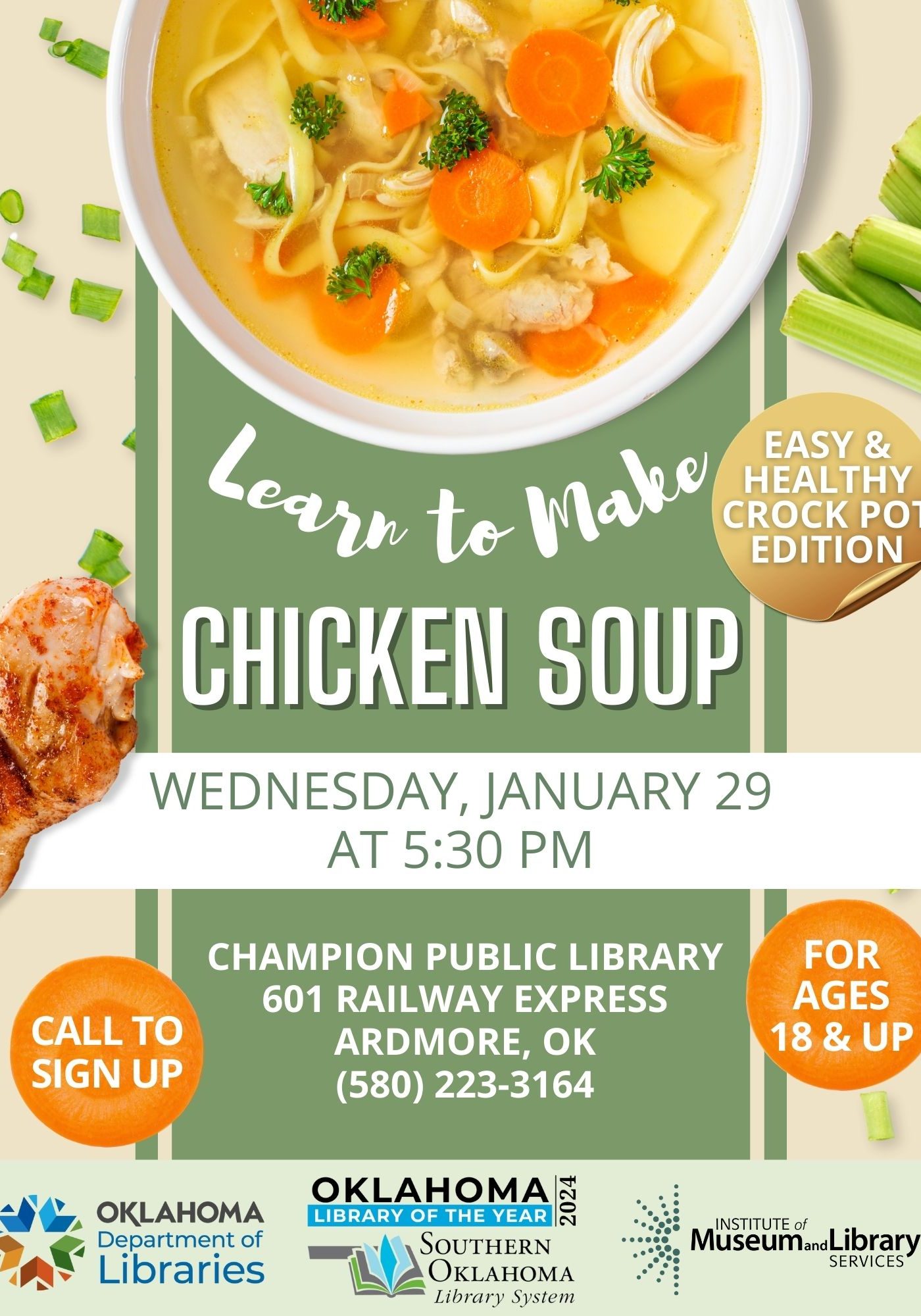 Chicken Soup CPL Flyer 2025