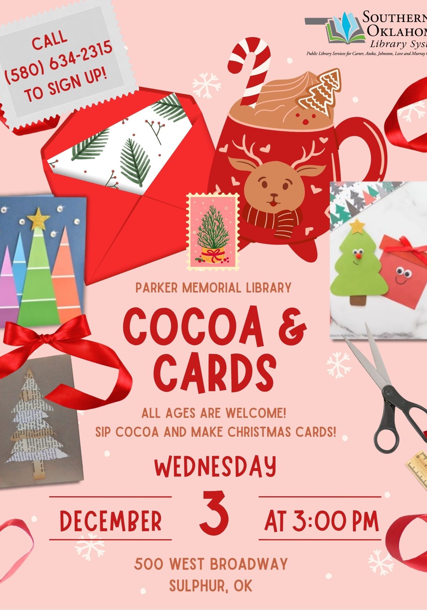 Cocoa and Cards PML Flyer PR