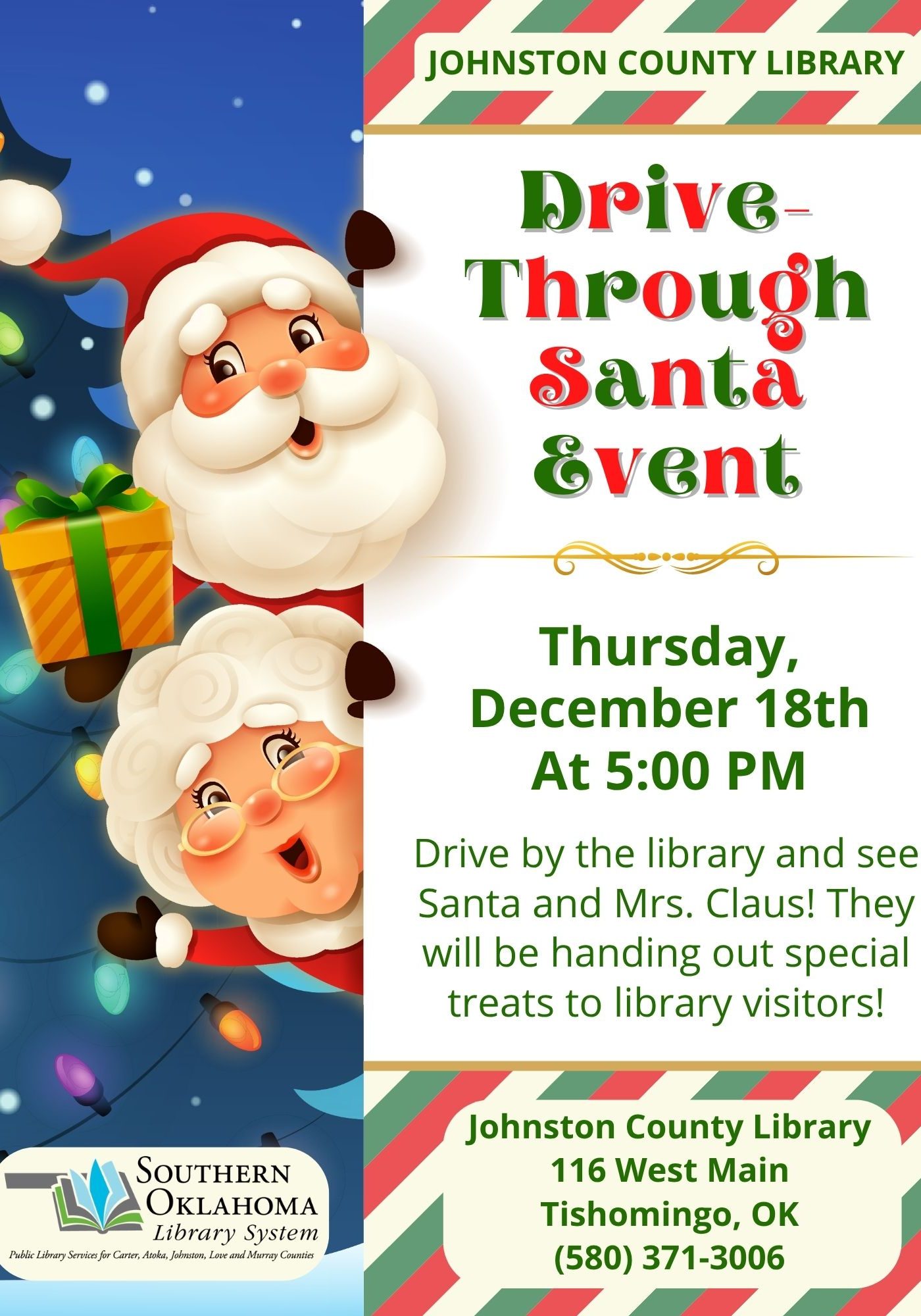 Drive Through Santa JCL Flyer 2025