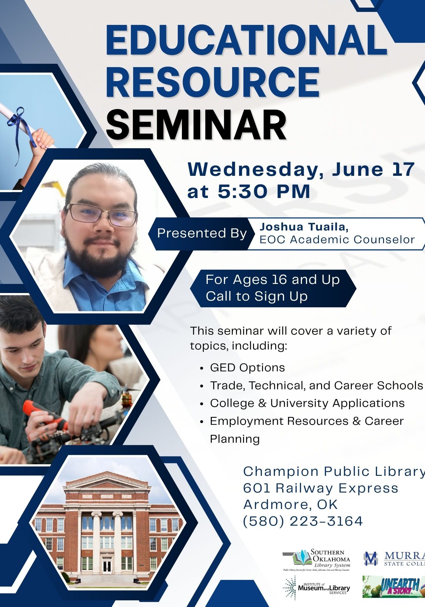 Educational Resource Seminar CPL Flyer SRP 2026