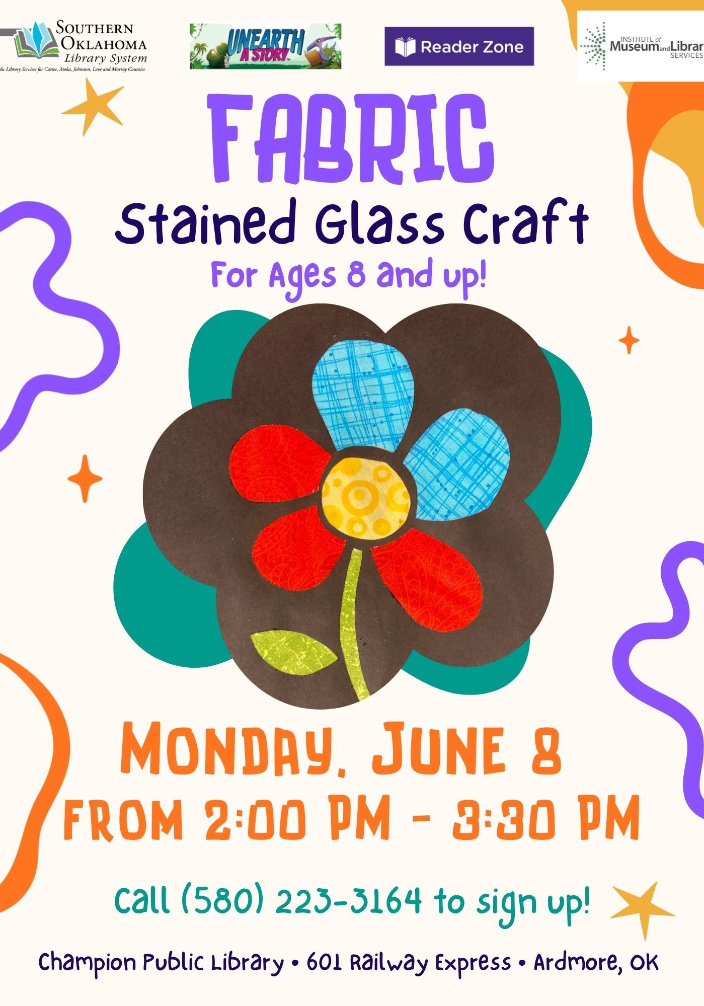 Fabric Stained Glass CPL PR Flyer