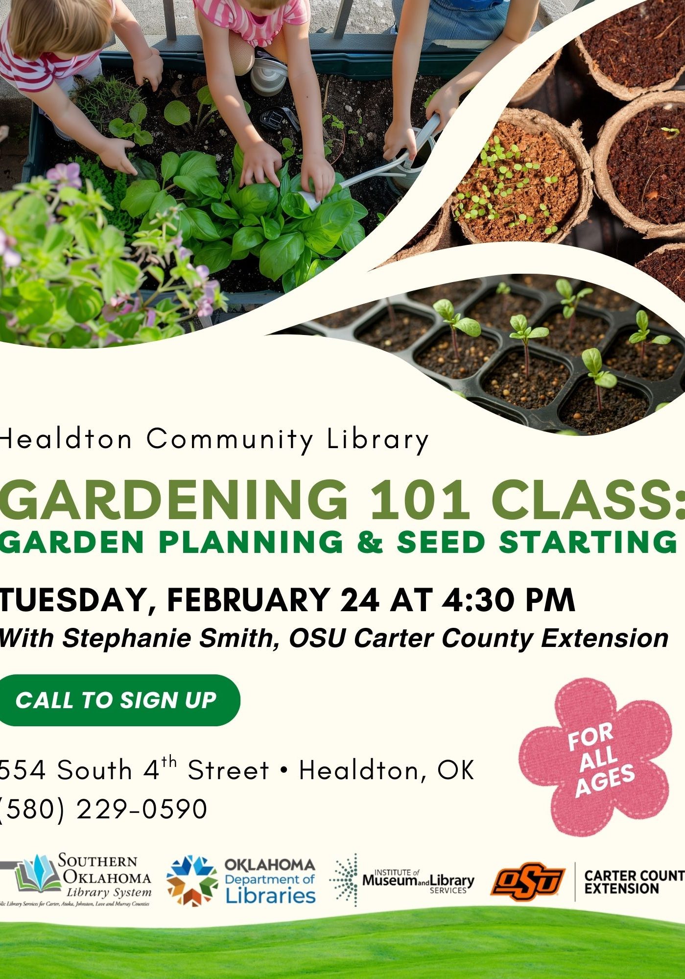 Gardening 101 Garden Planning Flyer 2026
