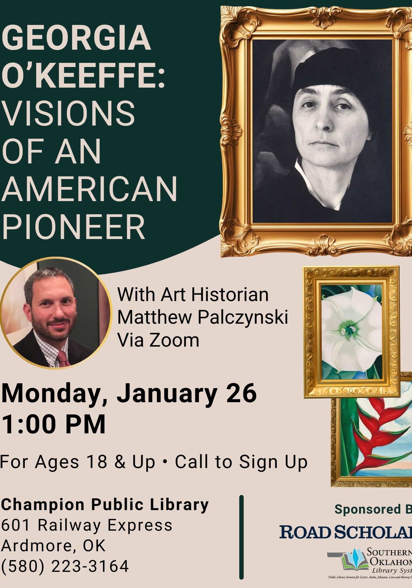 Georgia OKeeffe Lecture CPL Flyer 2026