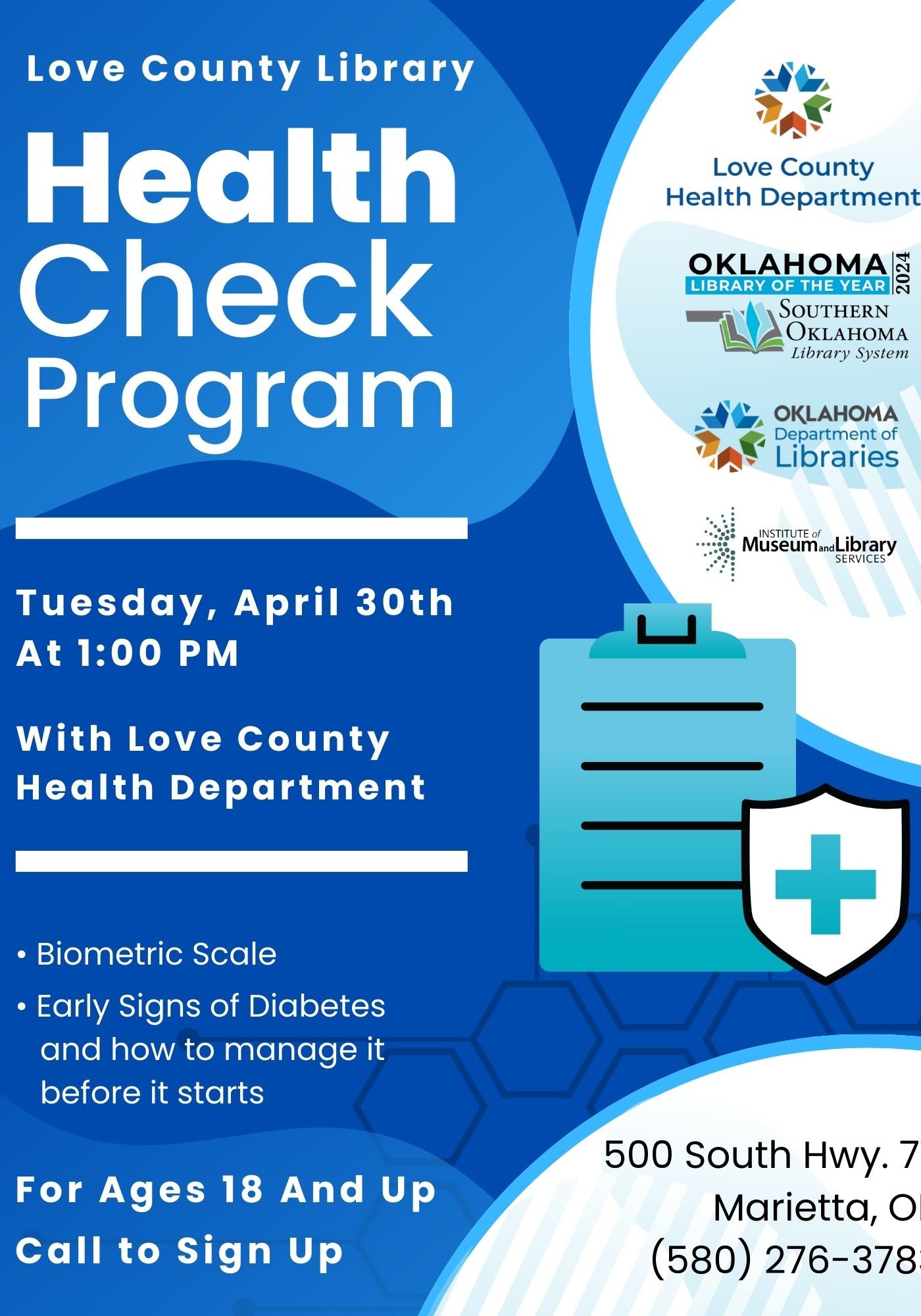 Health Check Program LCL Flyer
