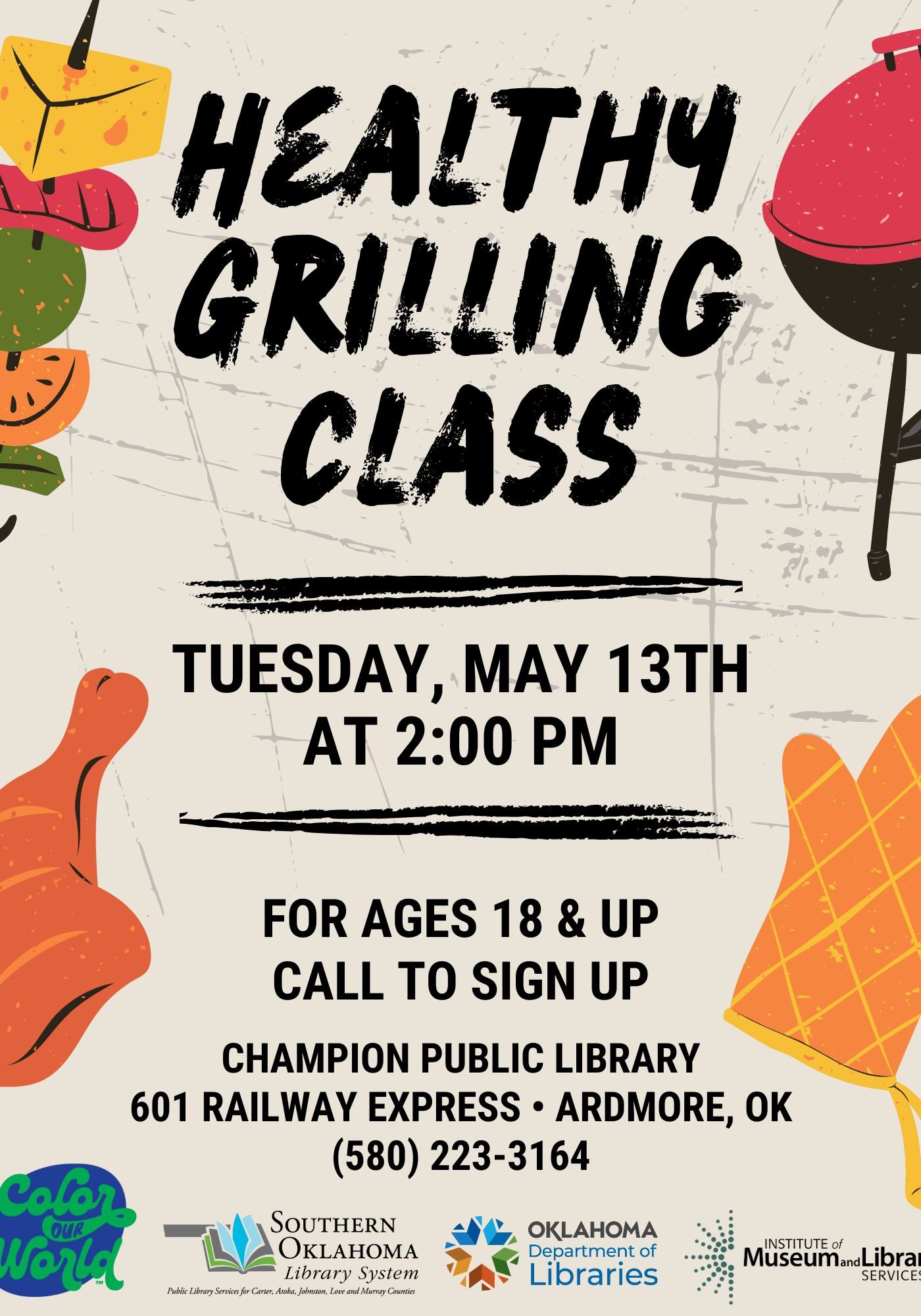 Healthy Grilling Class CPL Flyer SRP 2025