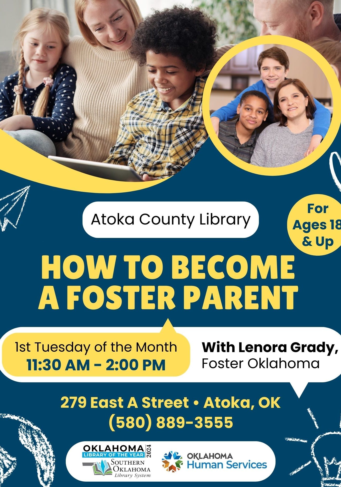 How to become a Foster Parent ACL Flyer 2024