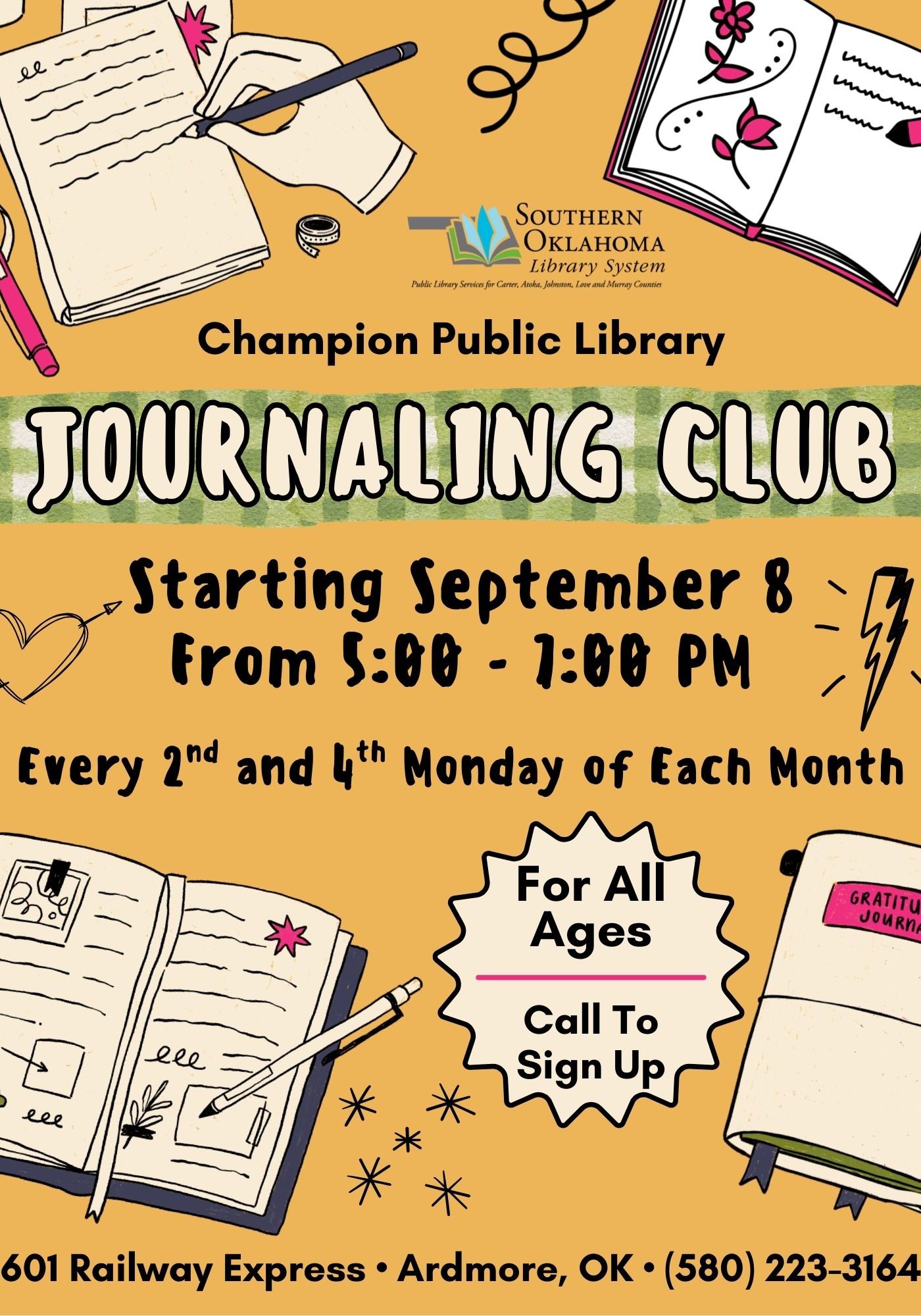 Journaling Club CPL Flyer 2025