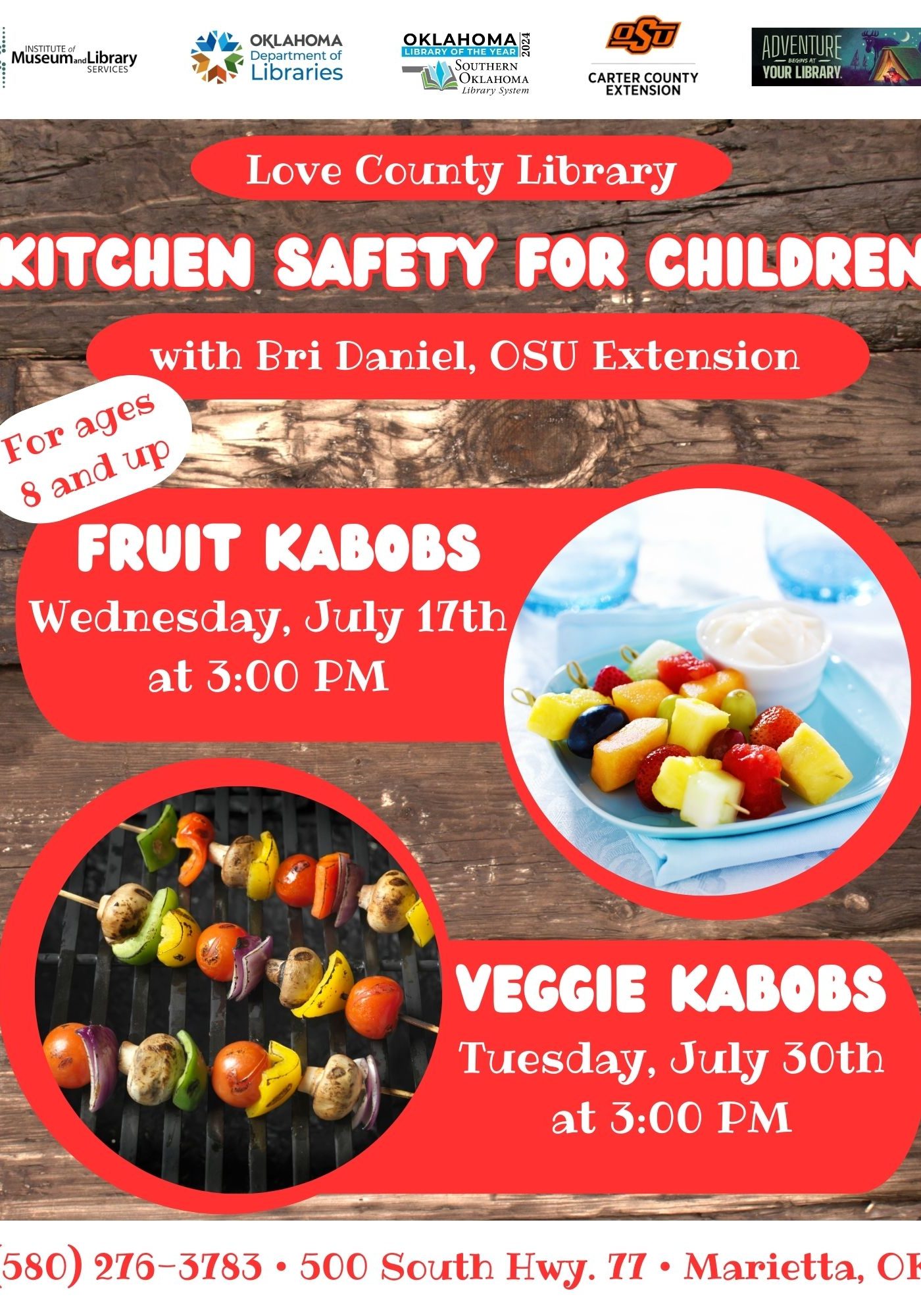 Kabobs with Bri LCL 2024 Flyer