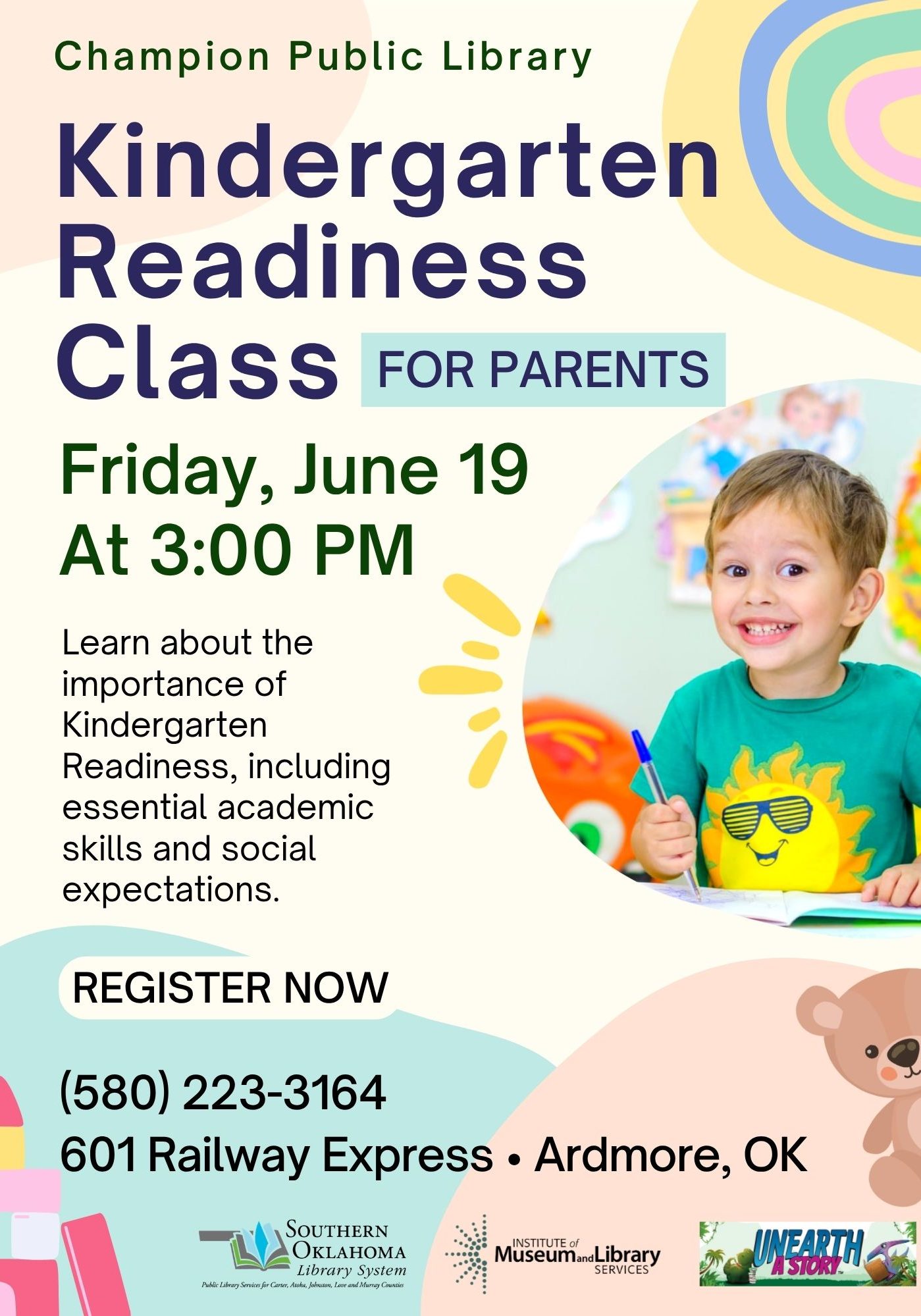 Kindergarten Readiness Class Flyer CPL SRP 2026