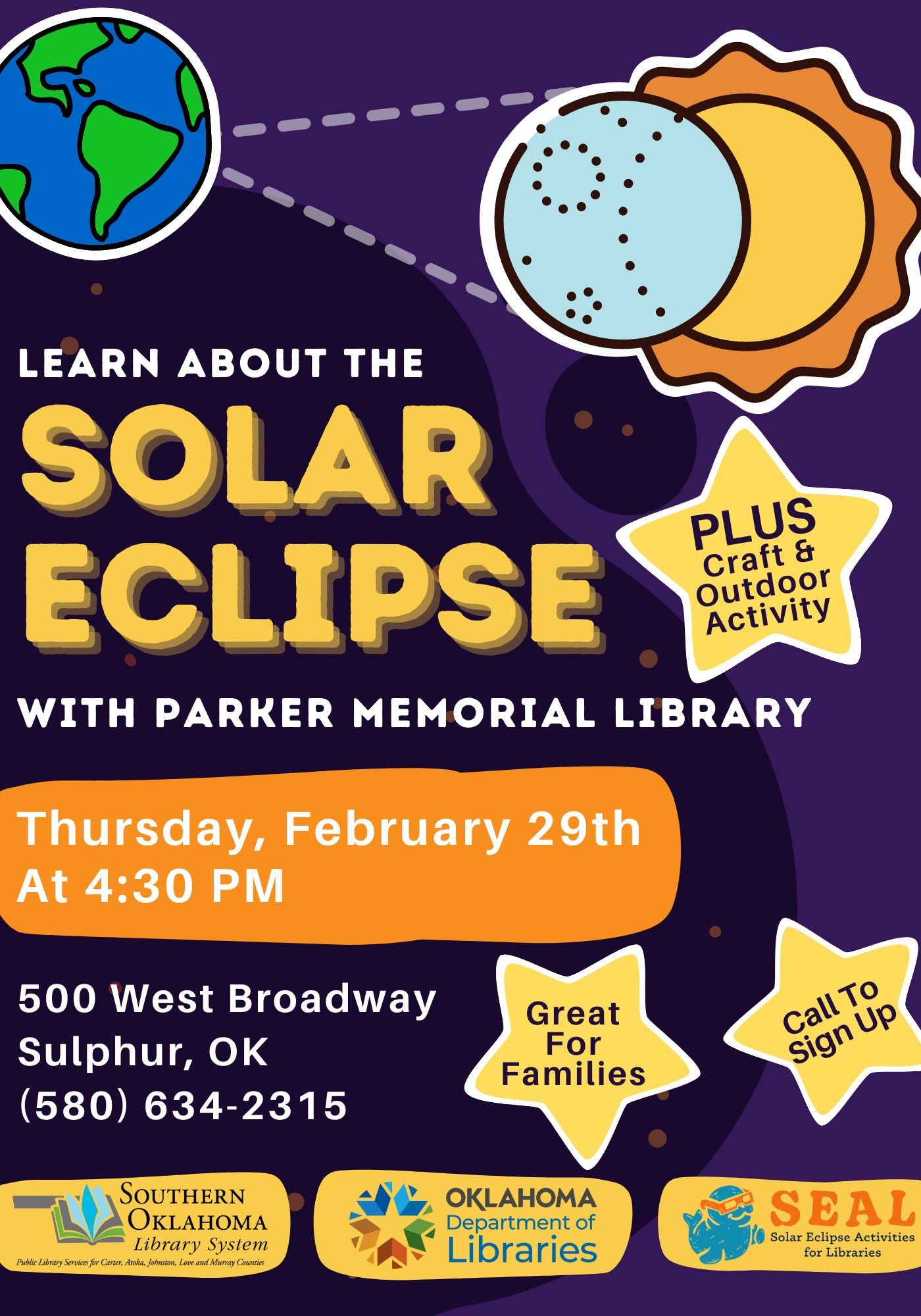 Learn About Solar Eclipse PML Flyer