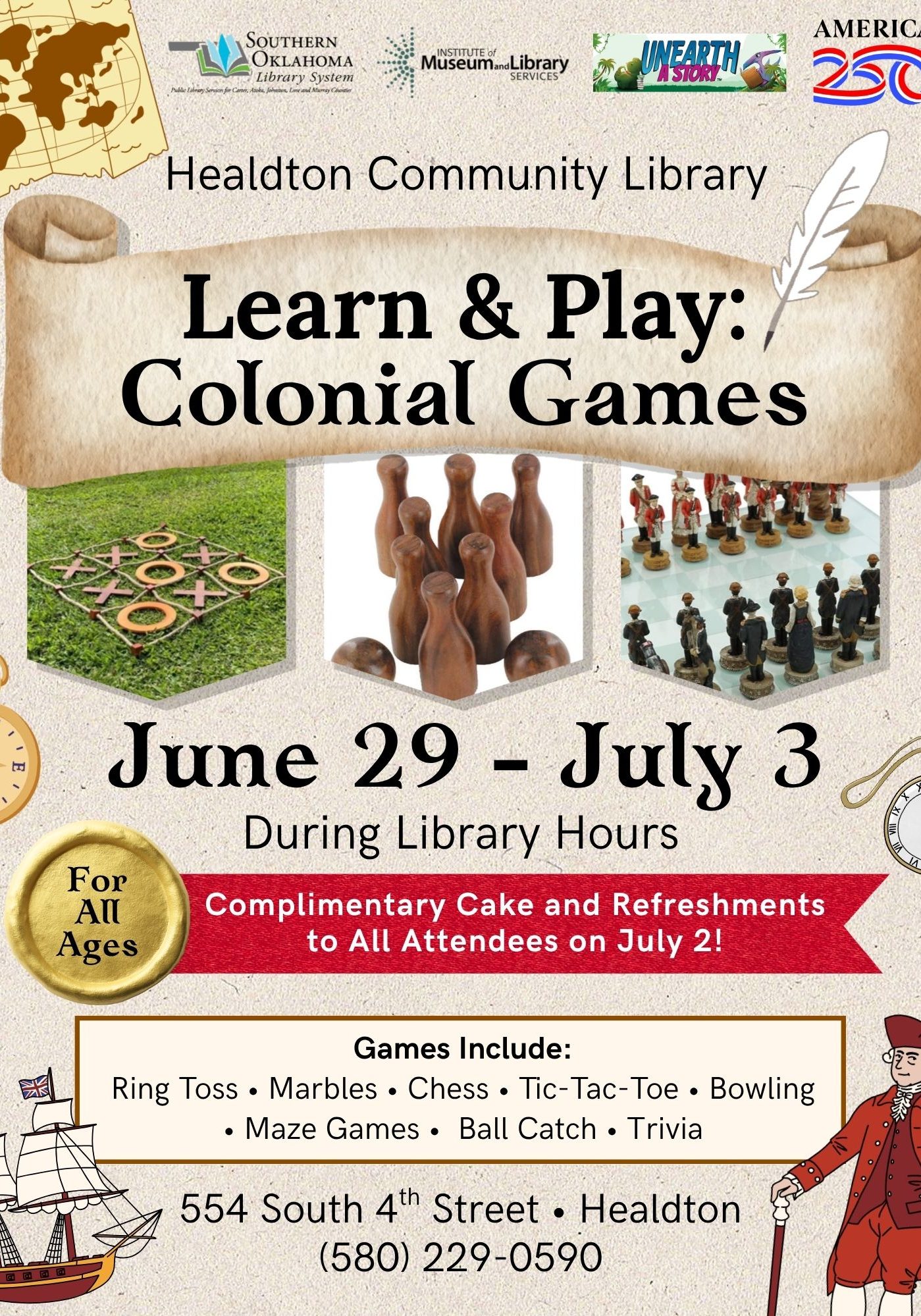 Learn & Play Colonial Games HCL Flyer SRP A250 2026