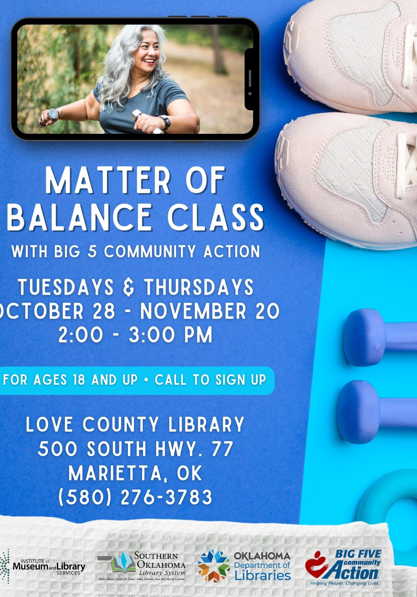 Matter of Balance Class LCL Flyer 2025 Matter of Balance Class LCL Flyer 2025