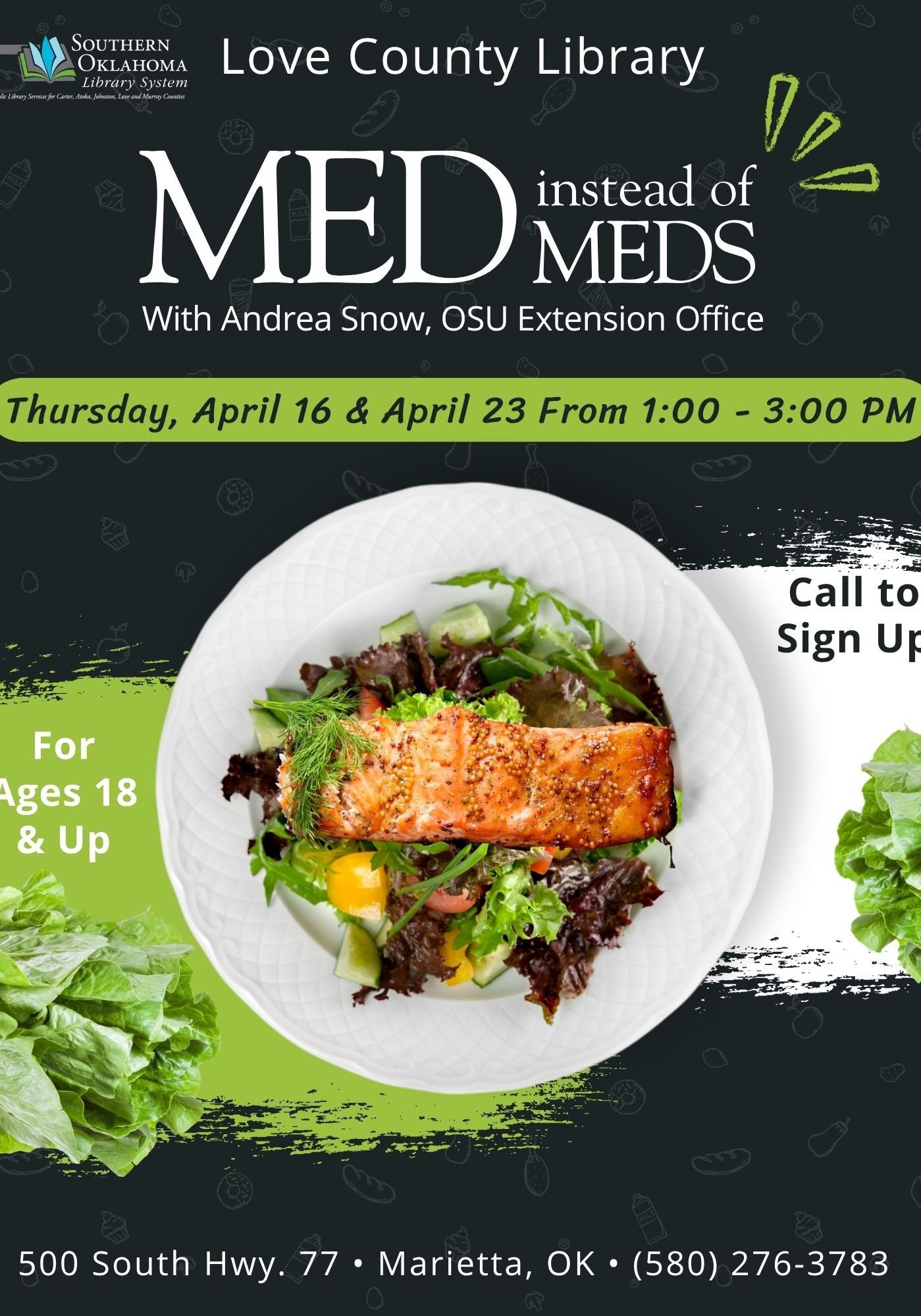 Med instead of Meds LCL Flyer 2026