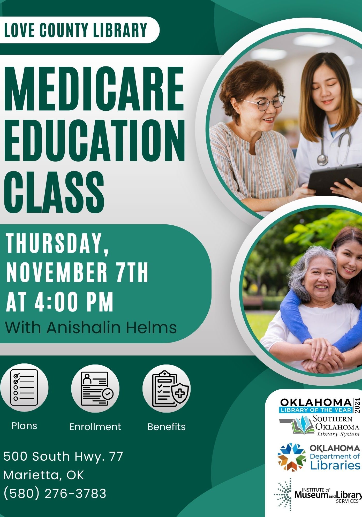 Medicare Class LCL Flyer Nov 2024