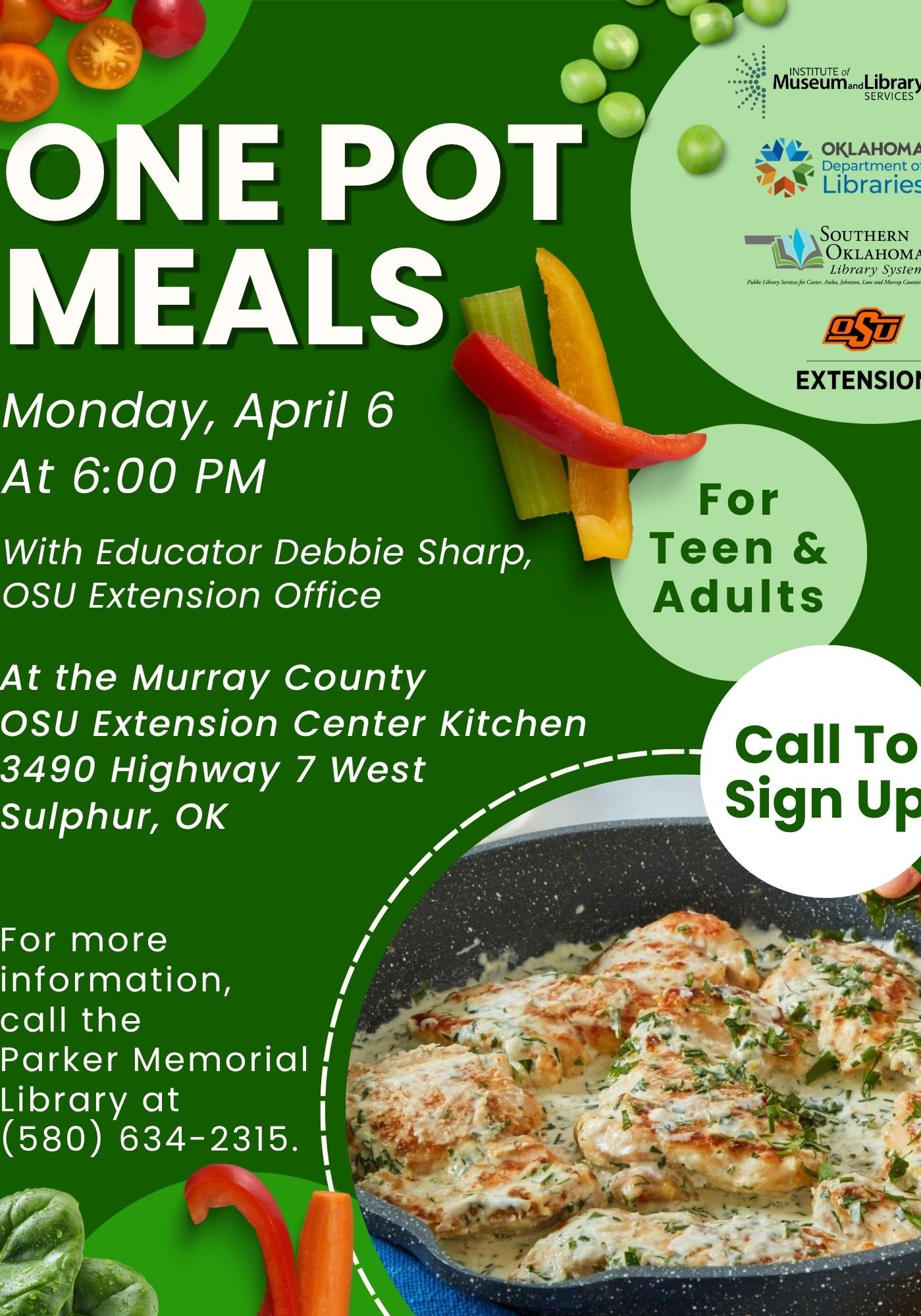 One Pot Meals PML Flyer 2026