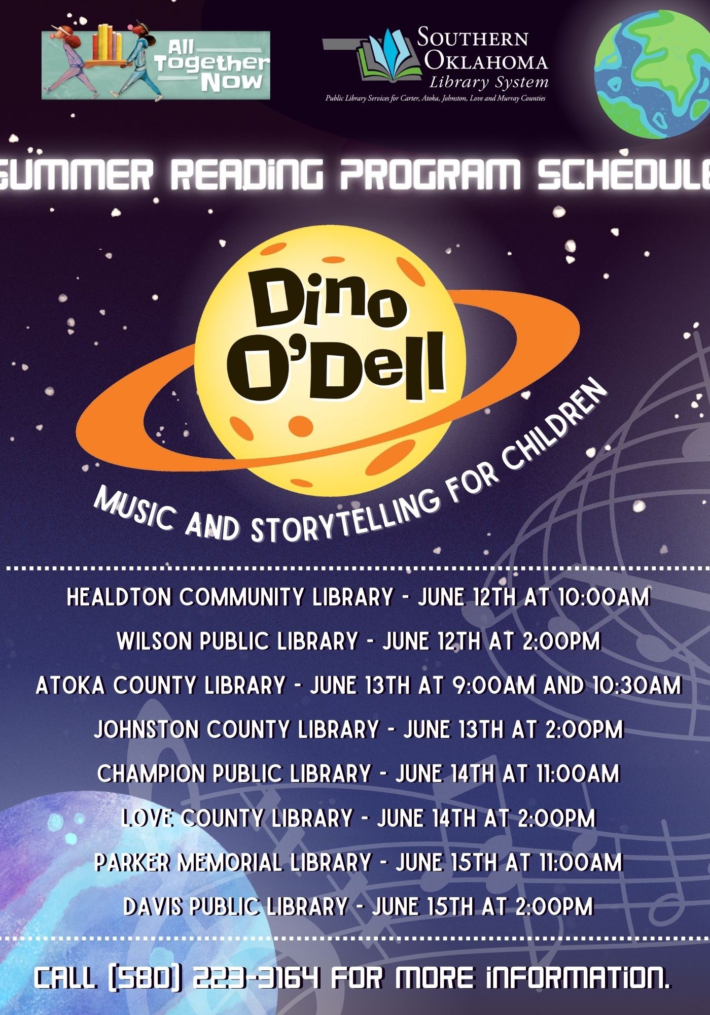 Overall Schedule SRP 2023 Dino O'Dell Flyer
