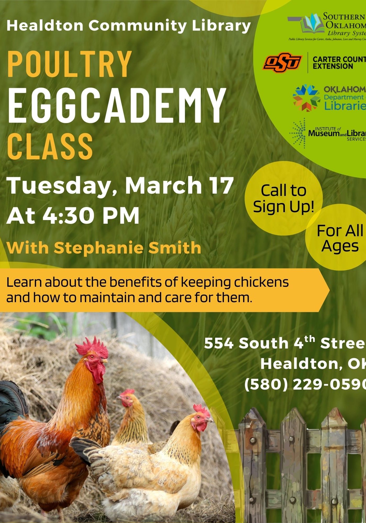 Poultry Eggcademy Class HCL Flyer 2026