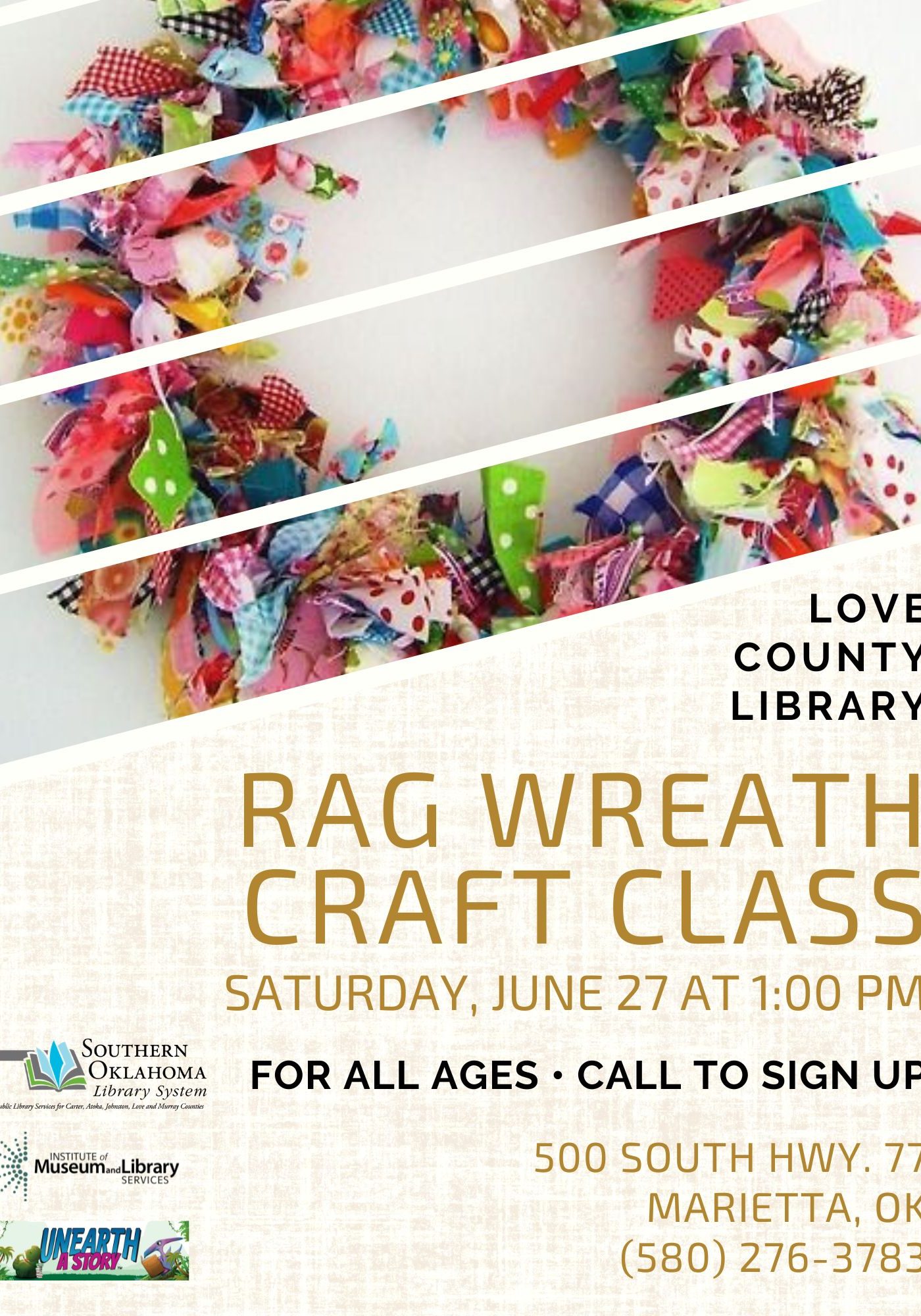 Rag Wreath Craft LCL Flyer SRP 2026