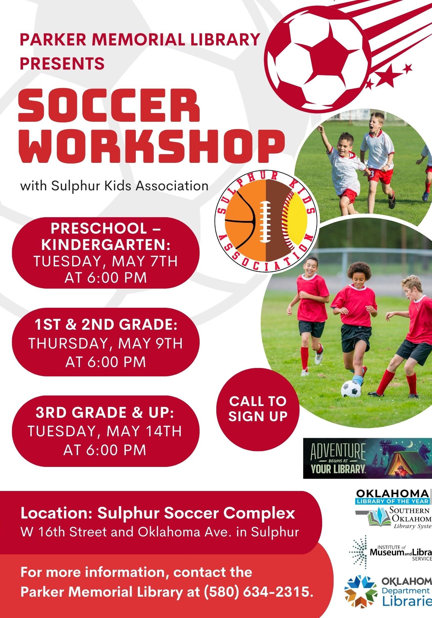 Soccer Workshop PML Flyer