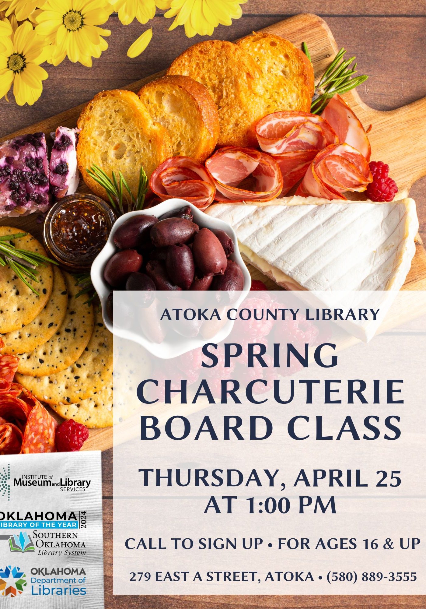 Spring Charcuterie Board Class ACL Flyer