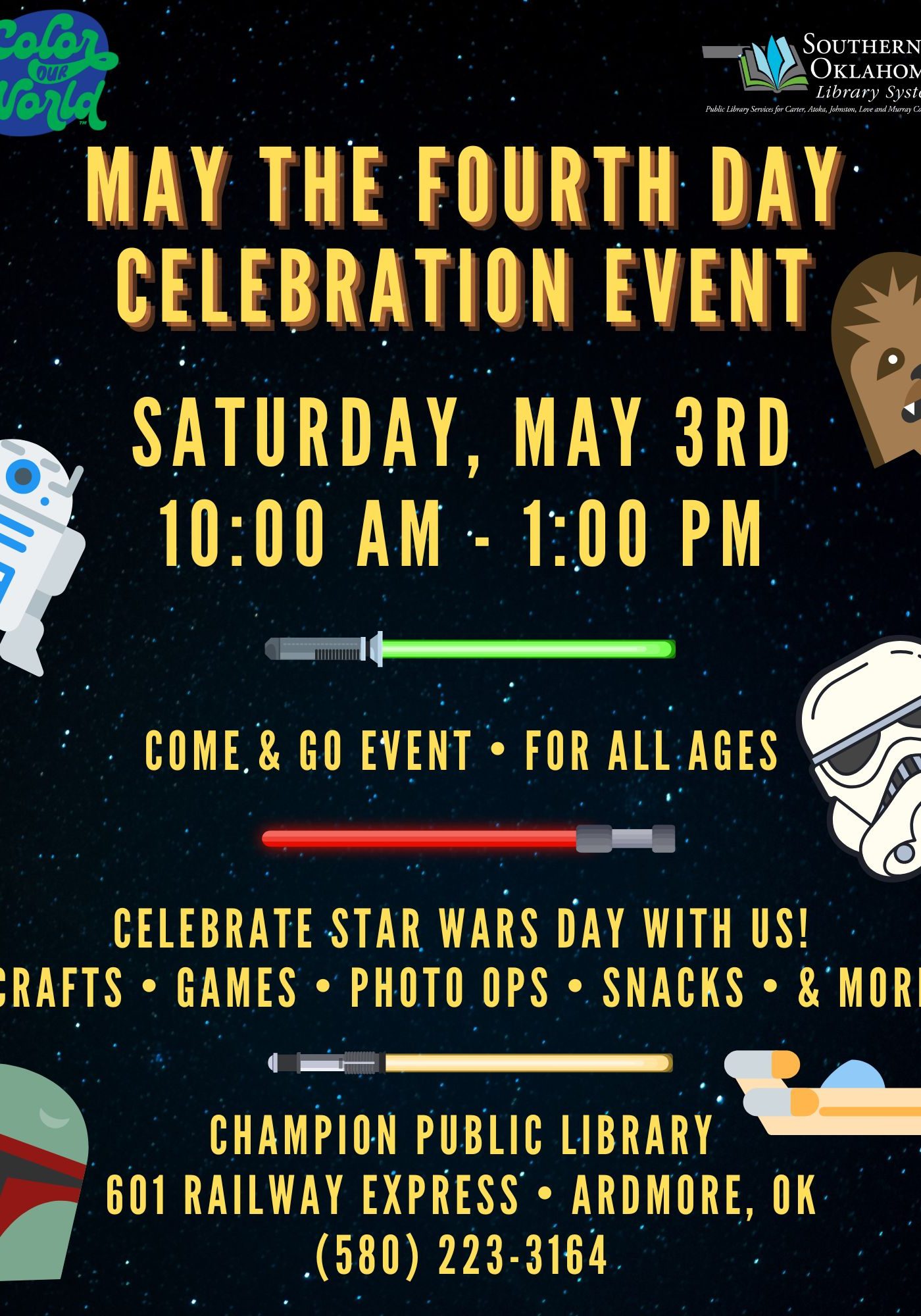 Star Wars Day CPL Flyer 2025
