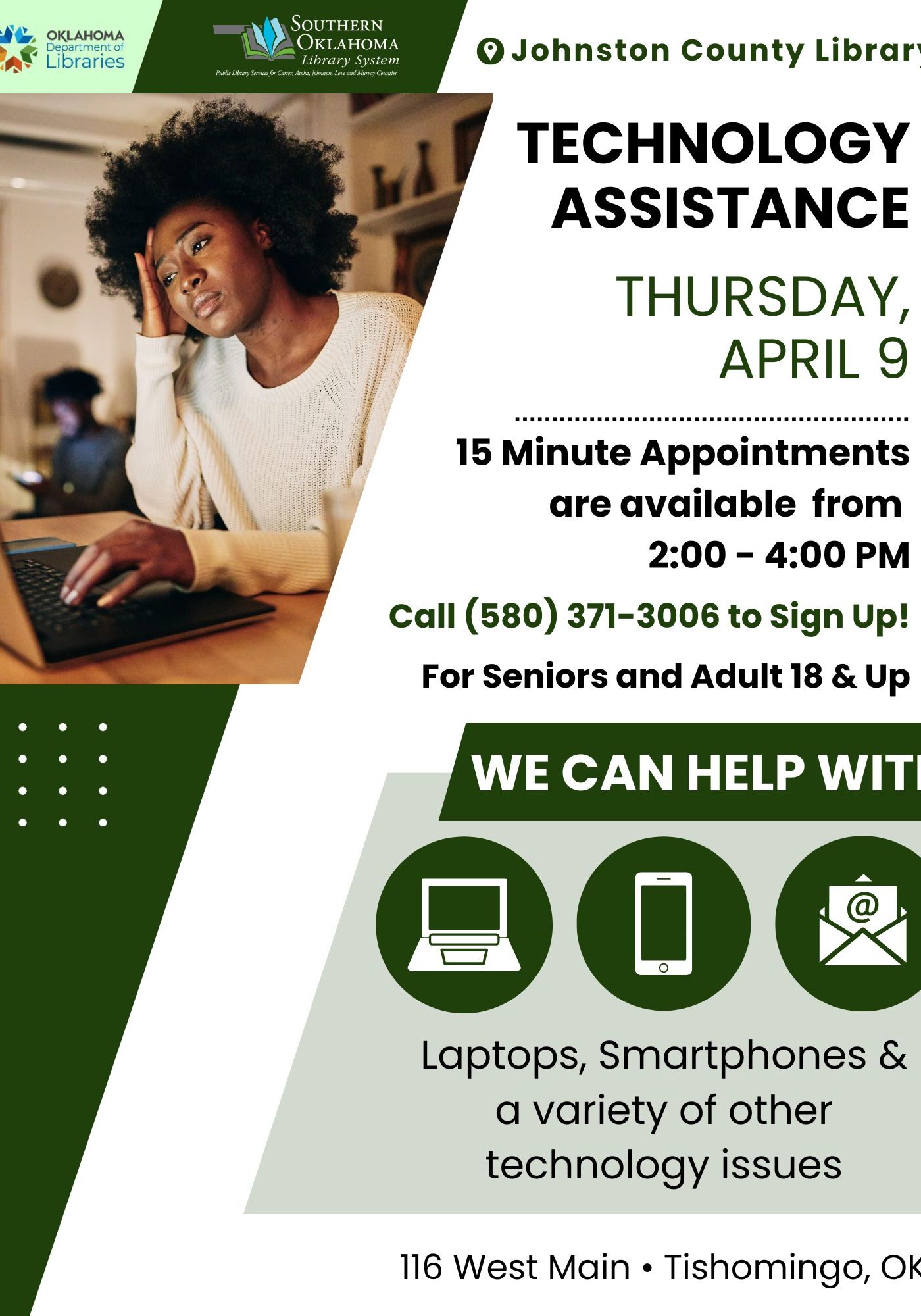 Tech Help @ JCL 2026 PR Flyer