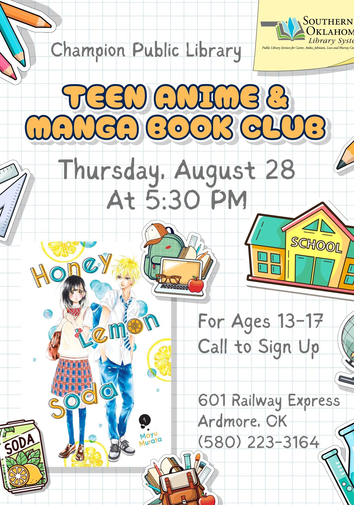 Teen A&M Honey Lemon Soda CPL Flyer 2025