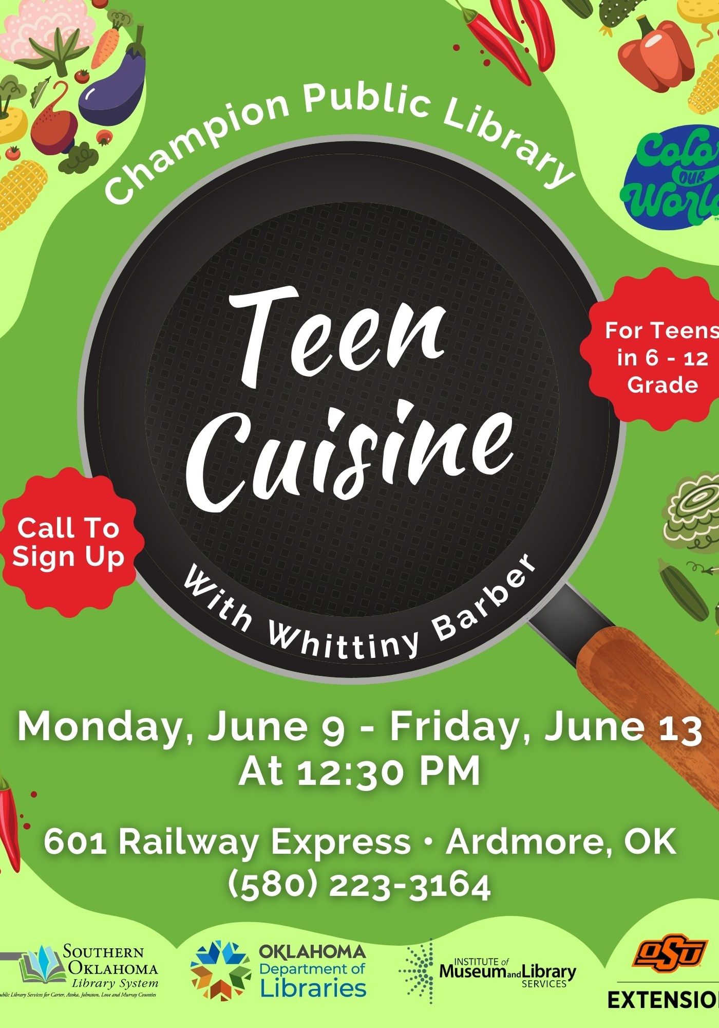 Teen Cuisine CPL Flyer SRP 2025