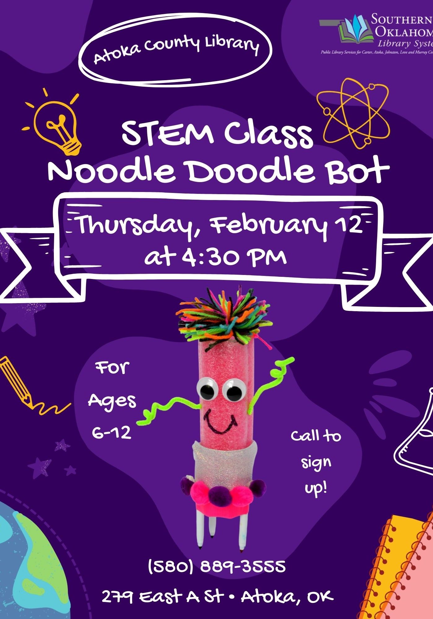 Updated STEM Class- Noodle Doodle Bot ACL